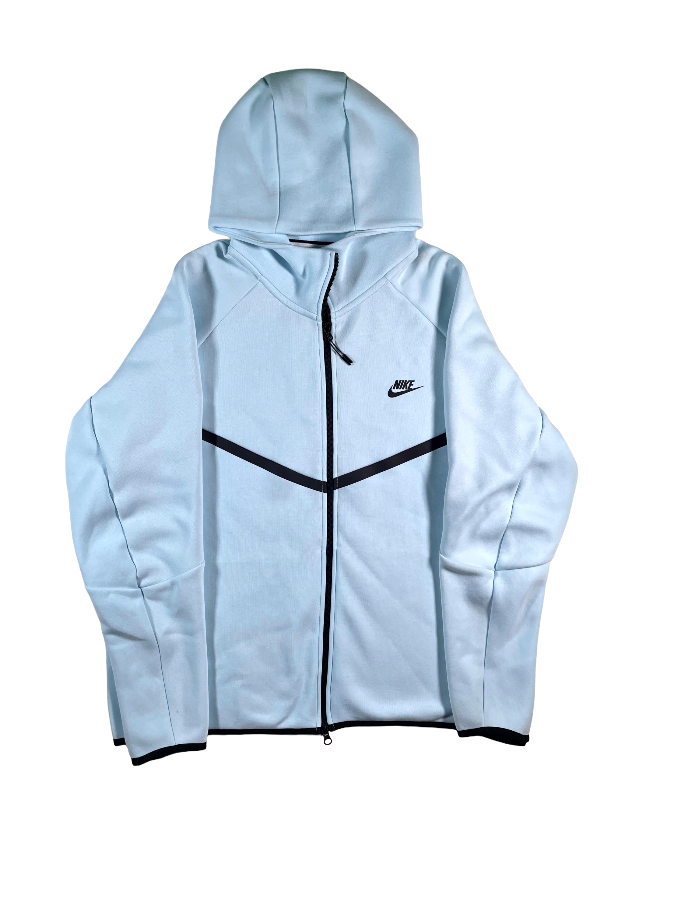 Nike Tech Zip Up Baby Blue Hoodie