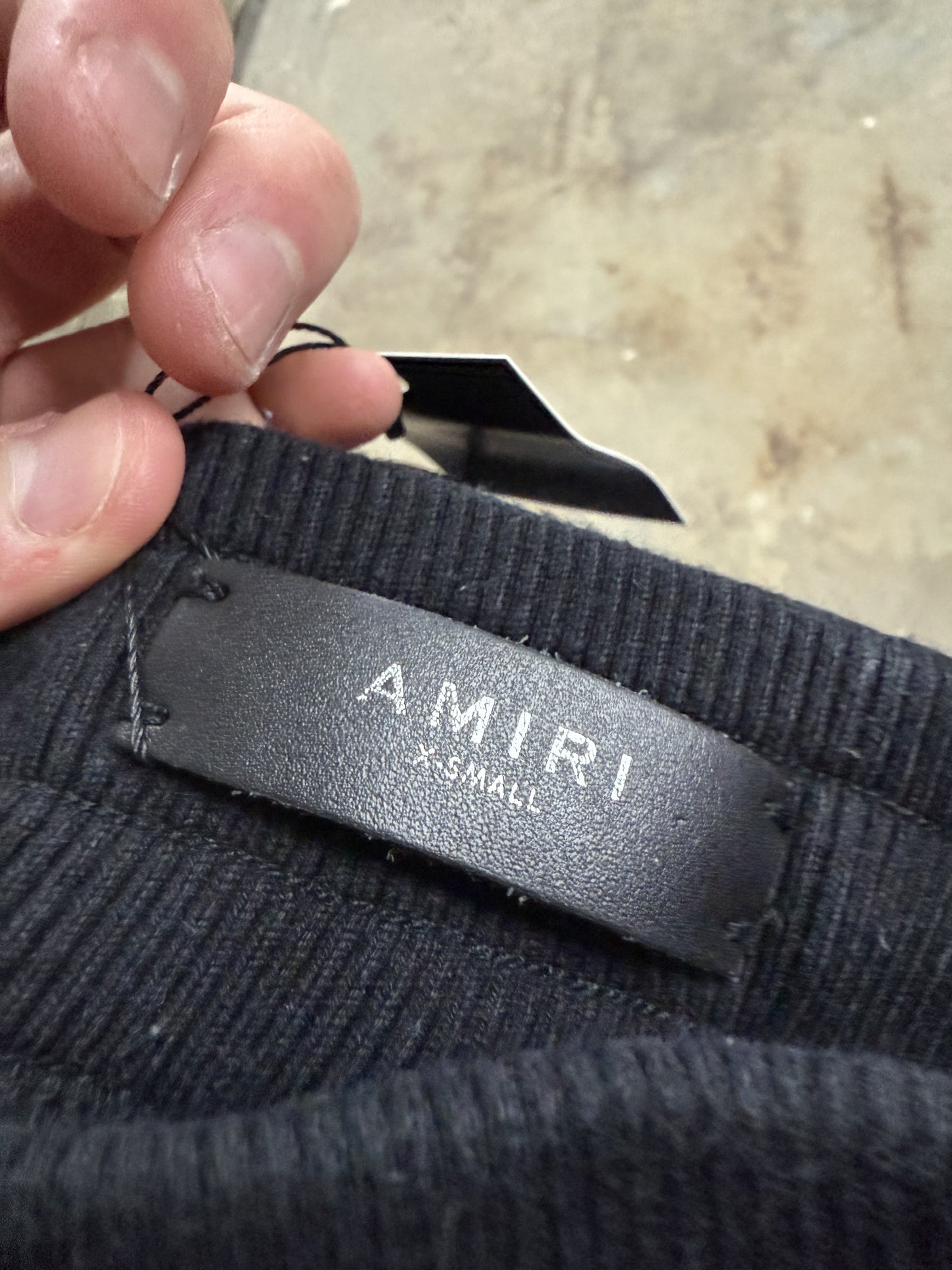 Amiri Lover Sweats Black Used XS