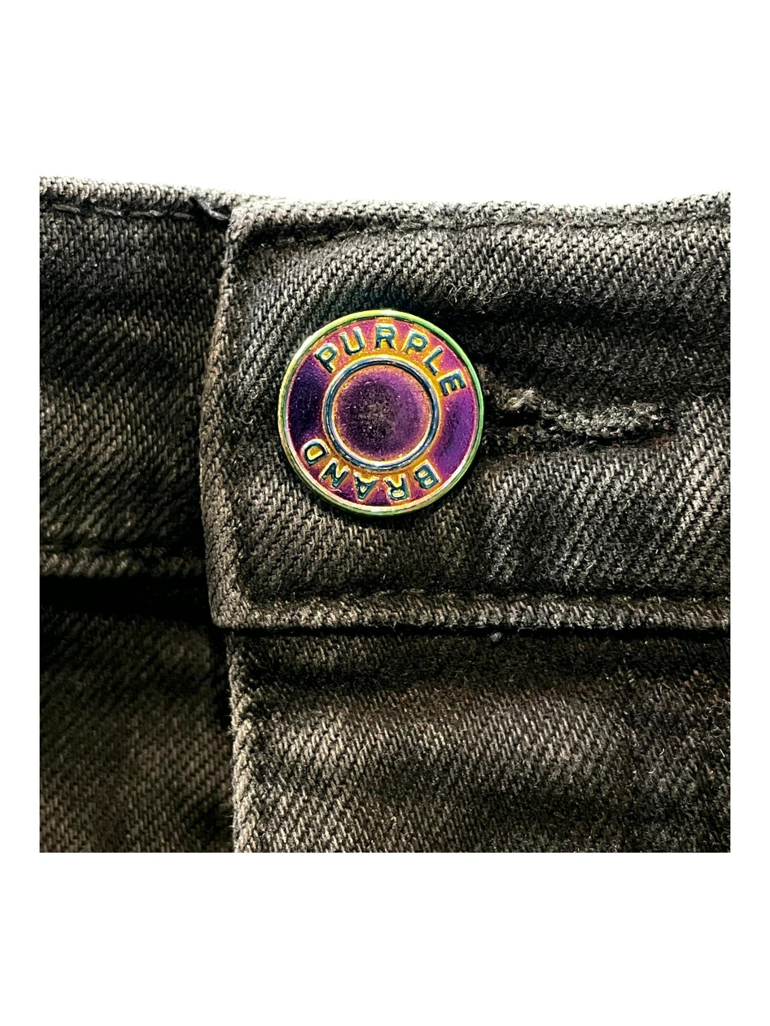 Purple Brand Patchwork Black & Silver Jeans