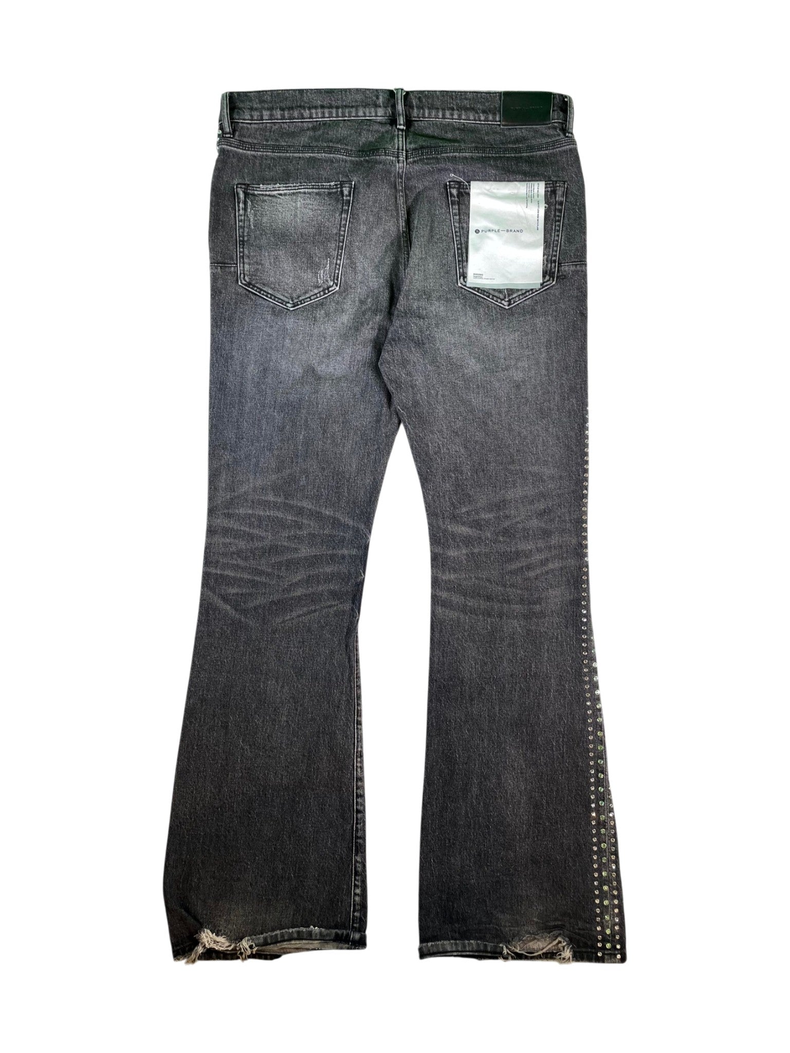 Purple Brand Crystal Black Wash Jeans