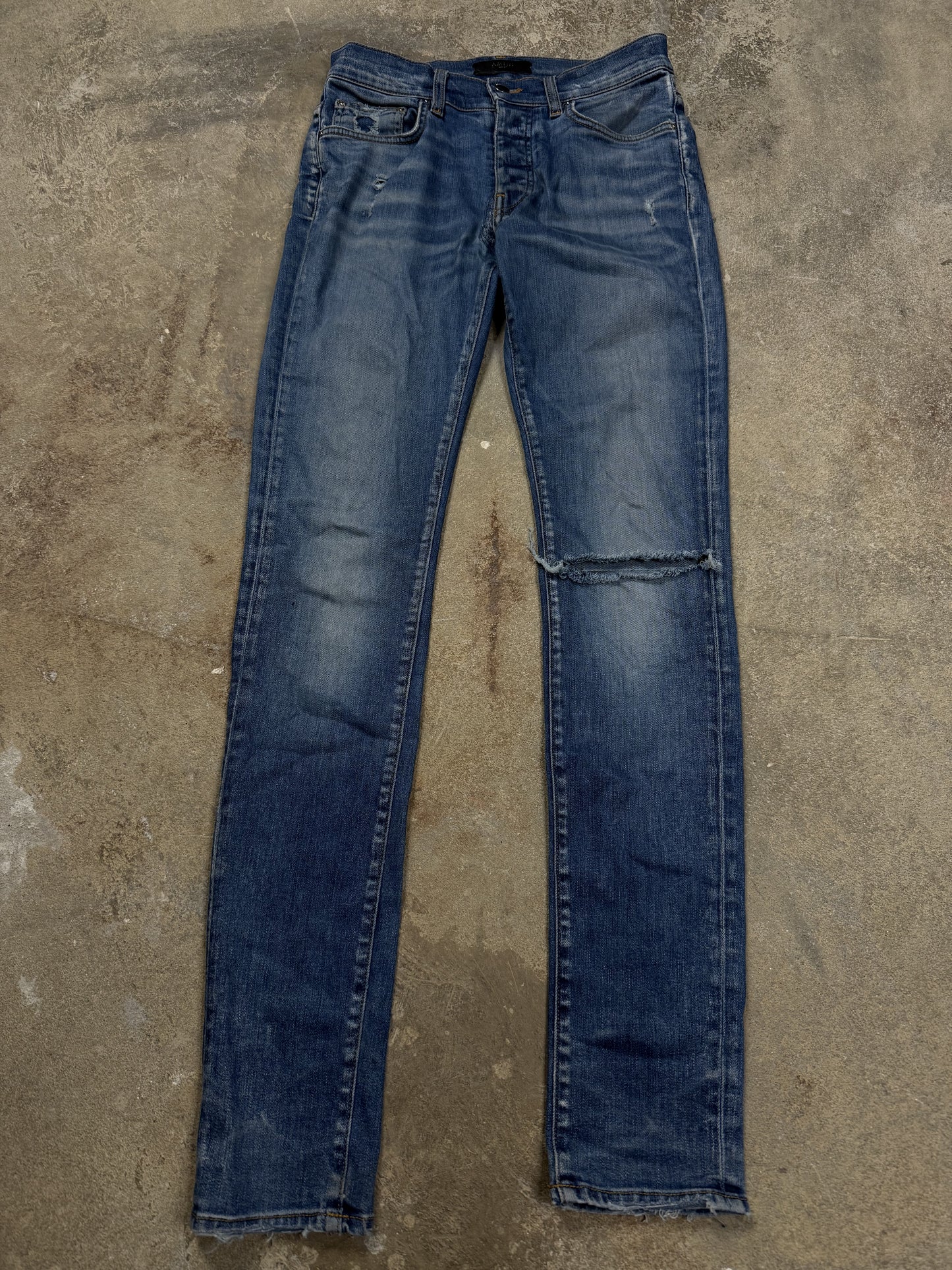 Amiri Plain Thrasher Light Wash (Repaired) Used 29