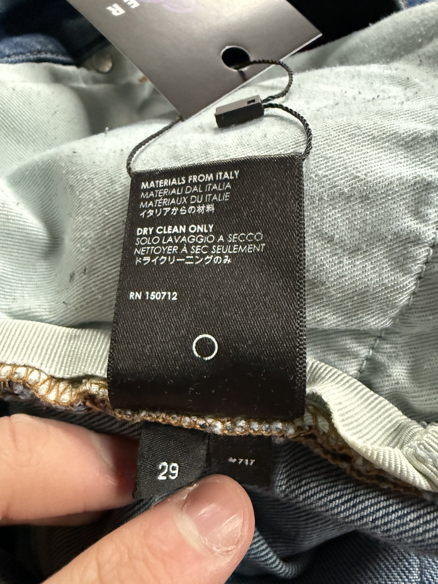 Amiri Plain Thrasher Light Wash (Repaired) Used 29