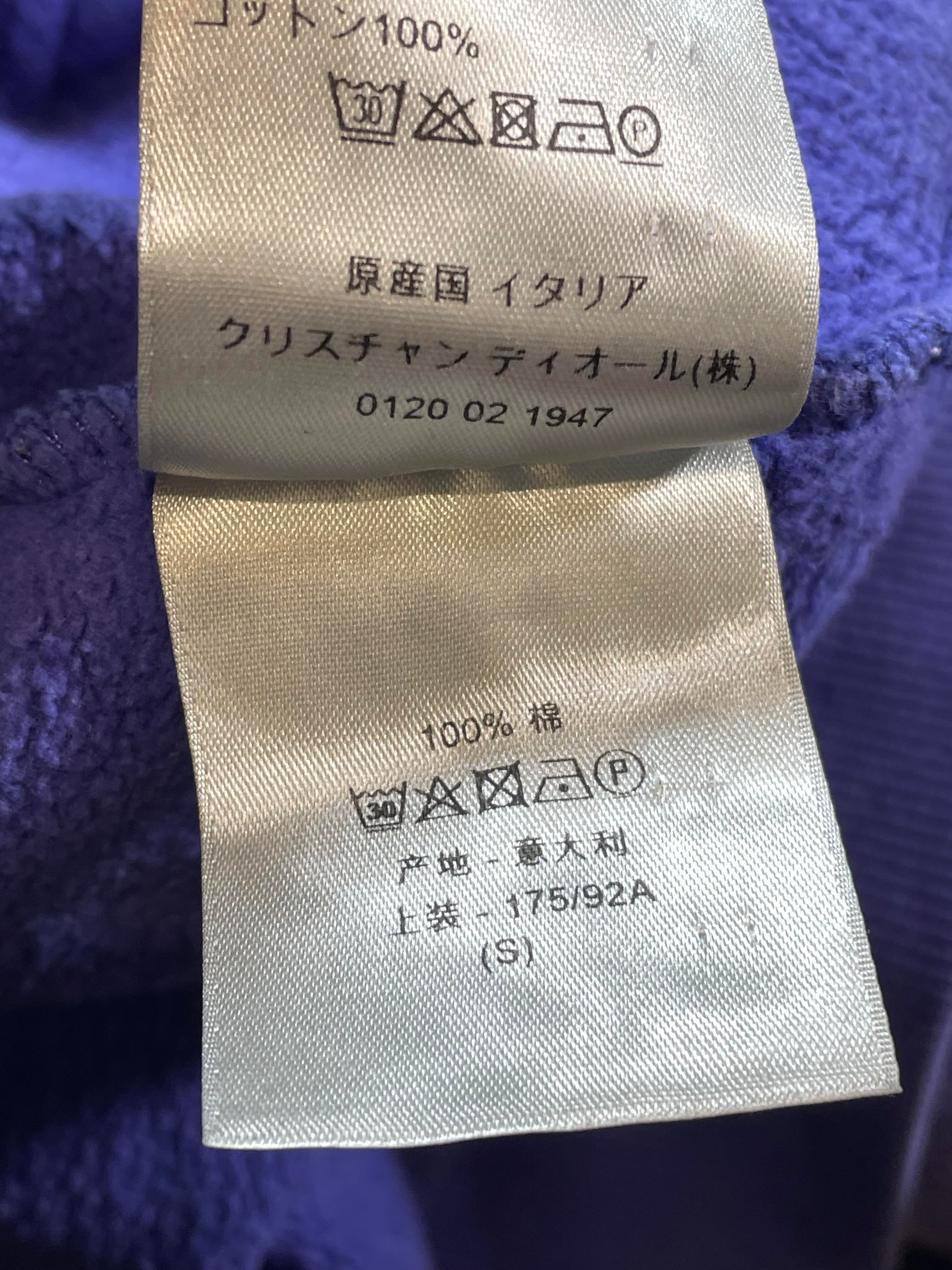 Dior CD Logo Blue Hoodie