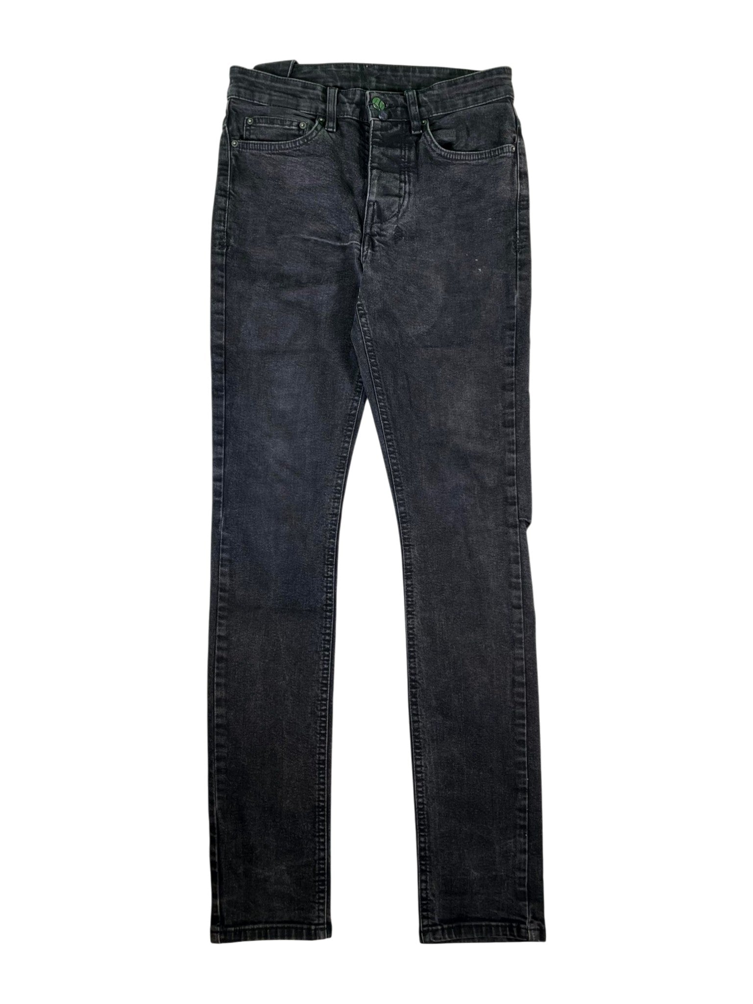 Ksubi Plain Black Wash Jeans