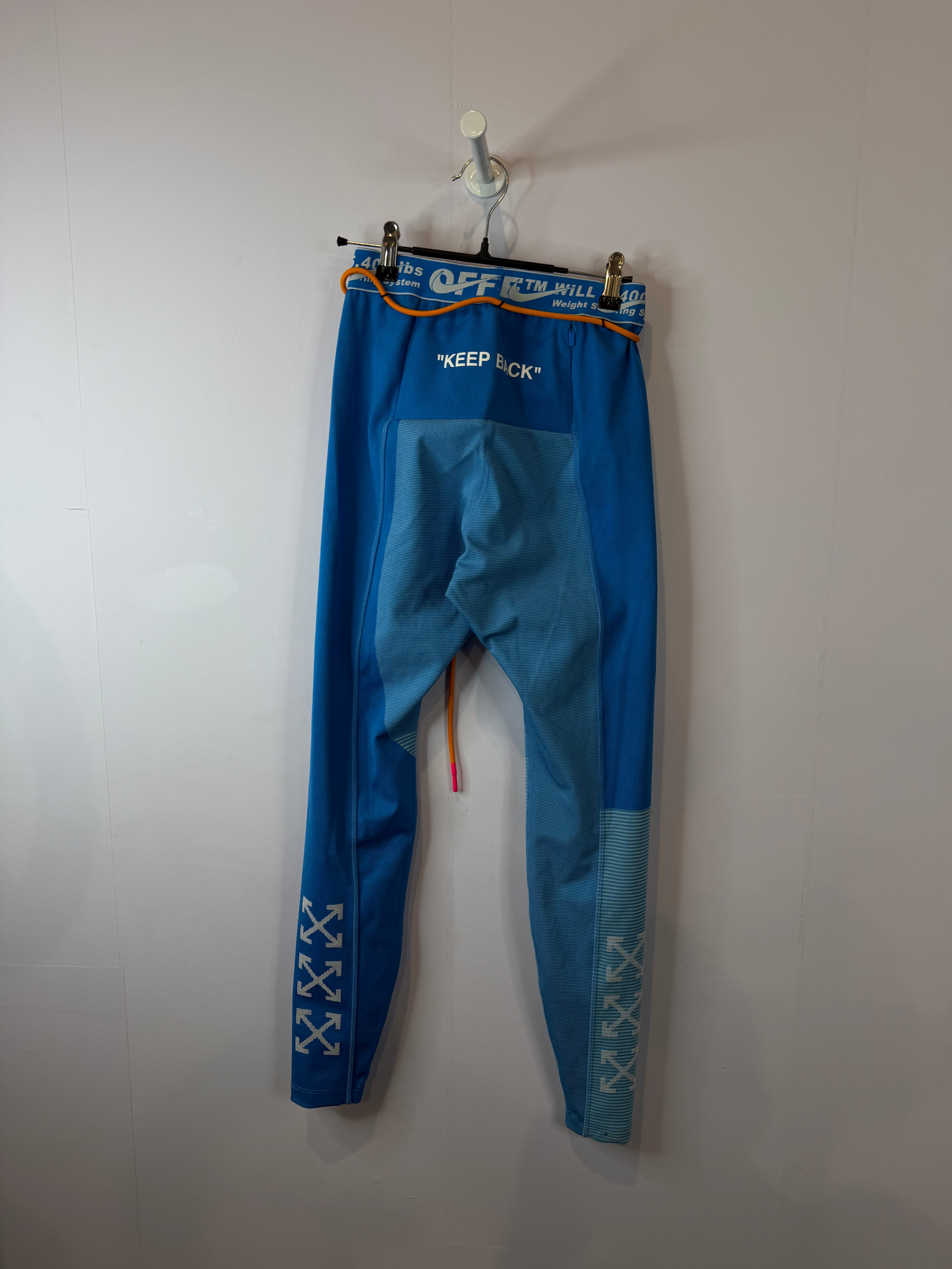 Off White Blue Legging Used Small