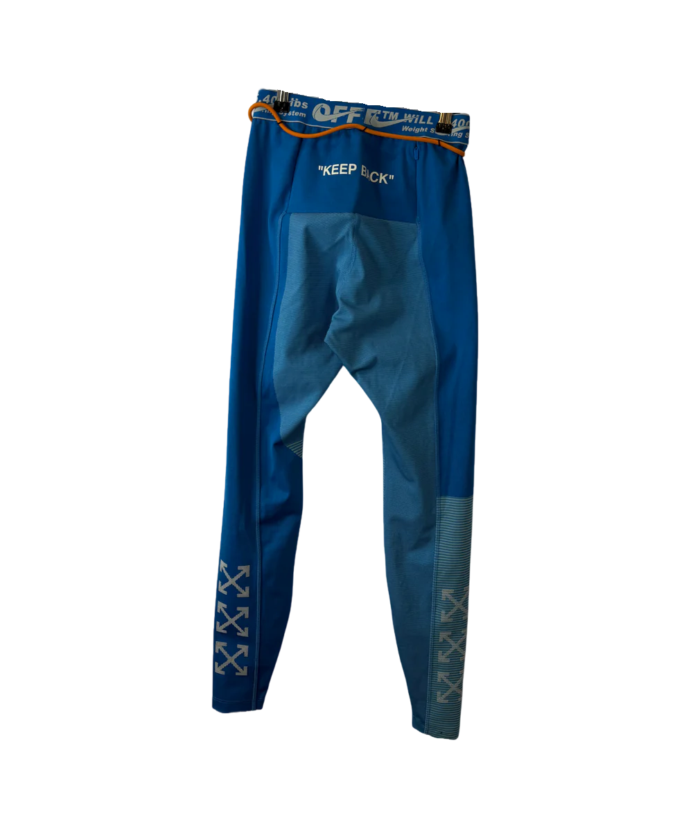 Off White Legging Blue Sweatpants