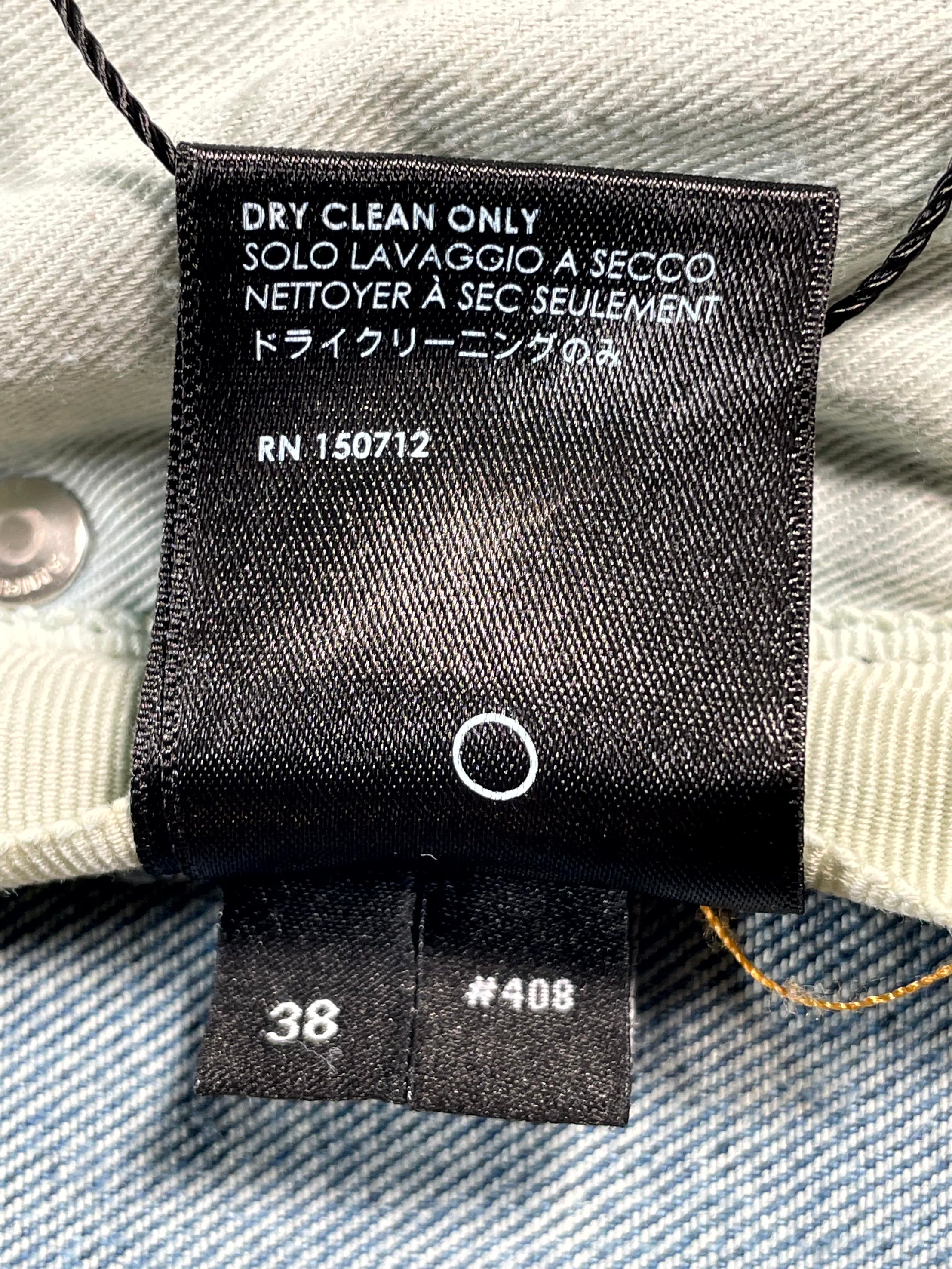 Amiri Acid Patch MX1 Light Wash Jeans