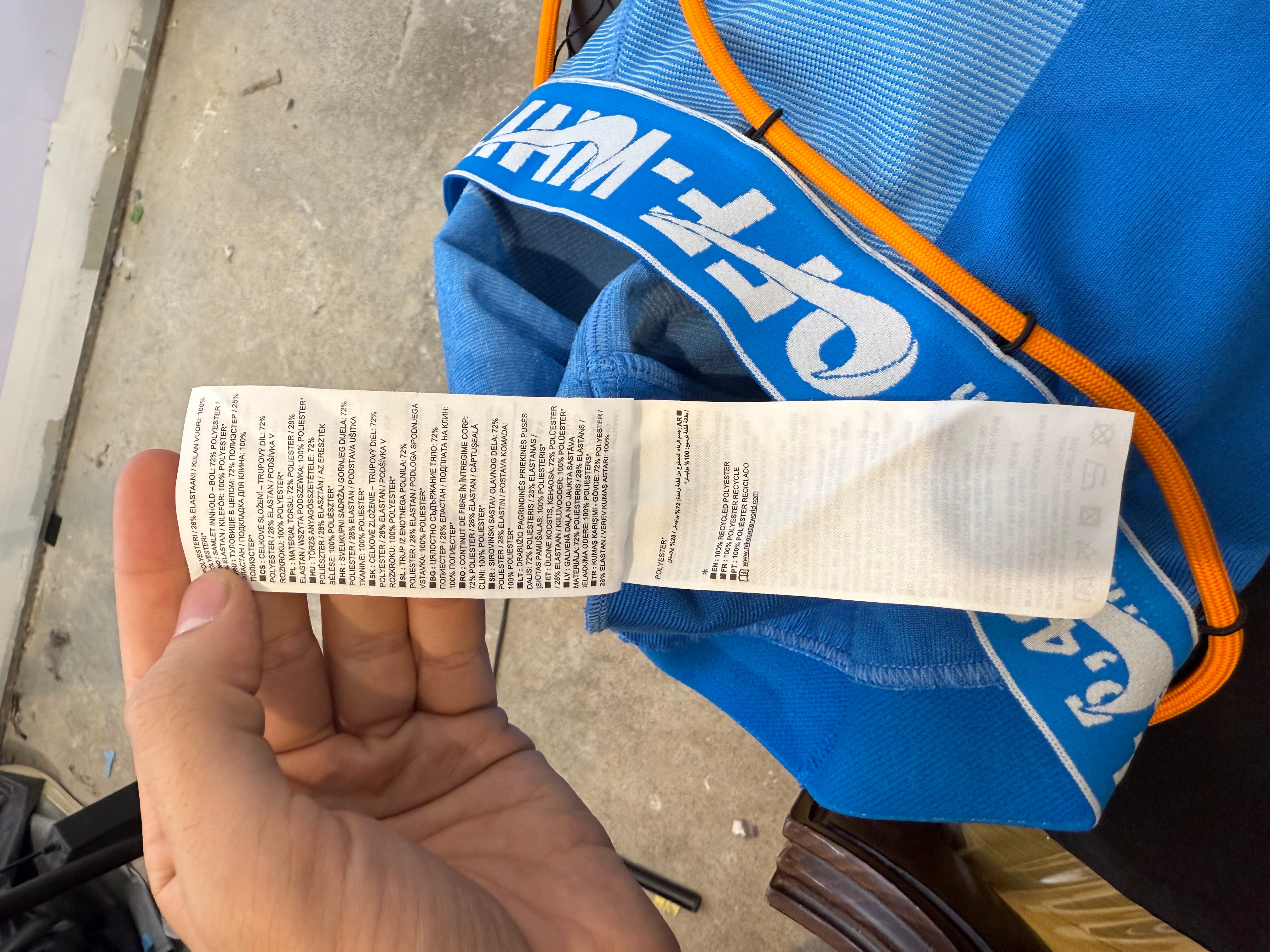 Off White Blue Legging Used Small