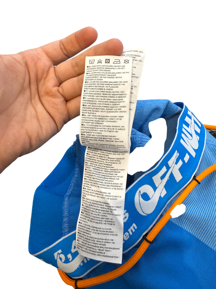 Off White Legging Blue Sweatpants