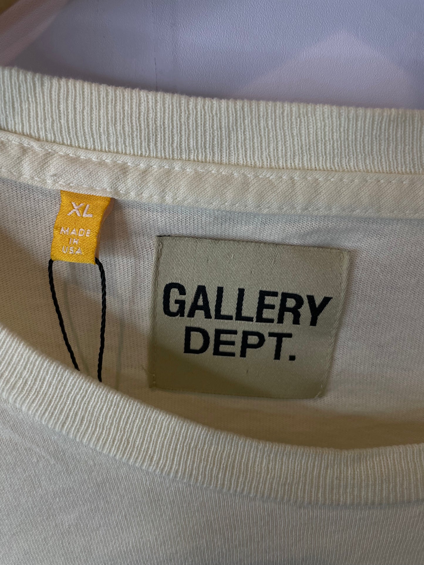 Gallery Dept Tee Cream Orange Used XL