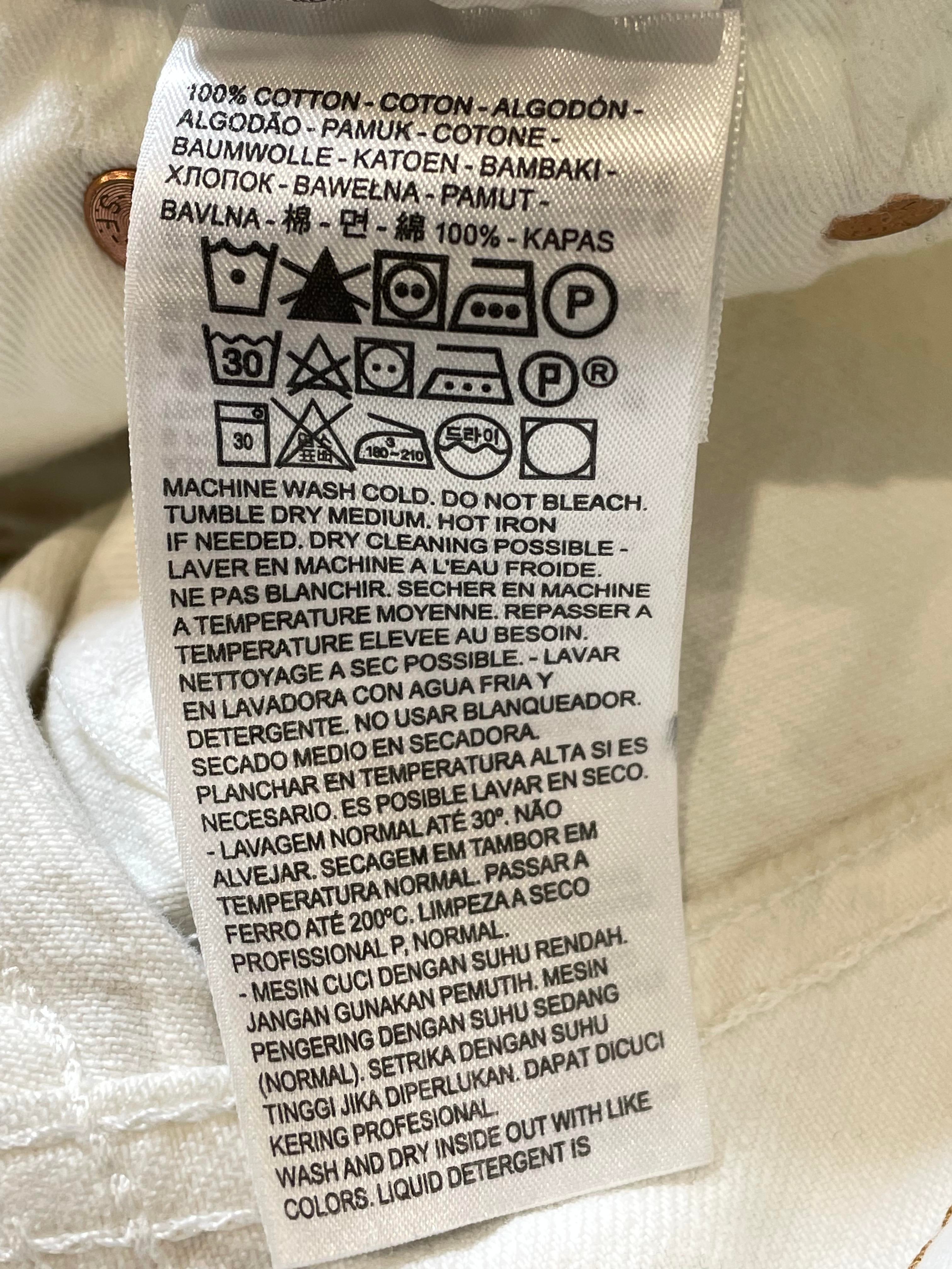 Denim Tears White Jeans