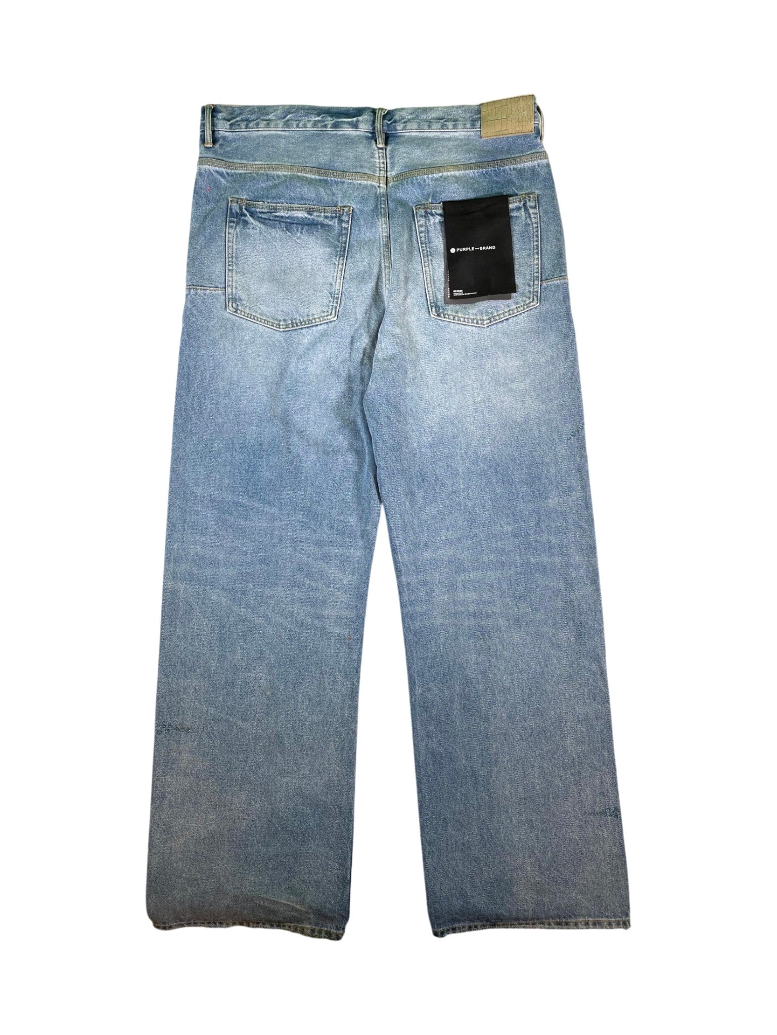 Purple Brand "Crystal Star" Light Wash Jeans