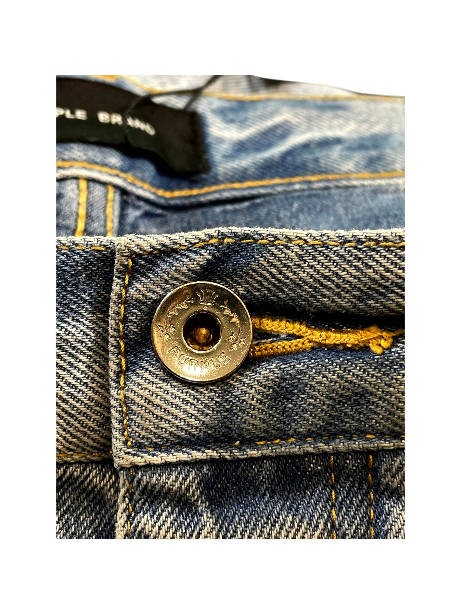 Purple Brand "Crystal Star" Light Wash Jeans
