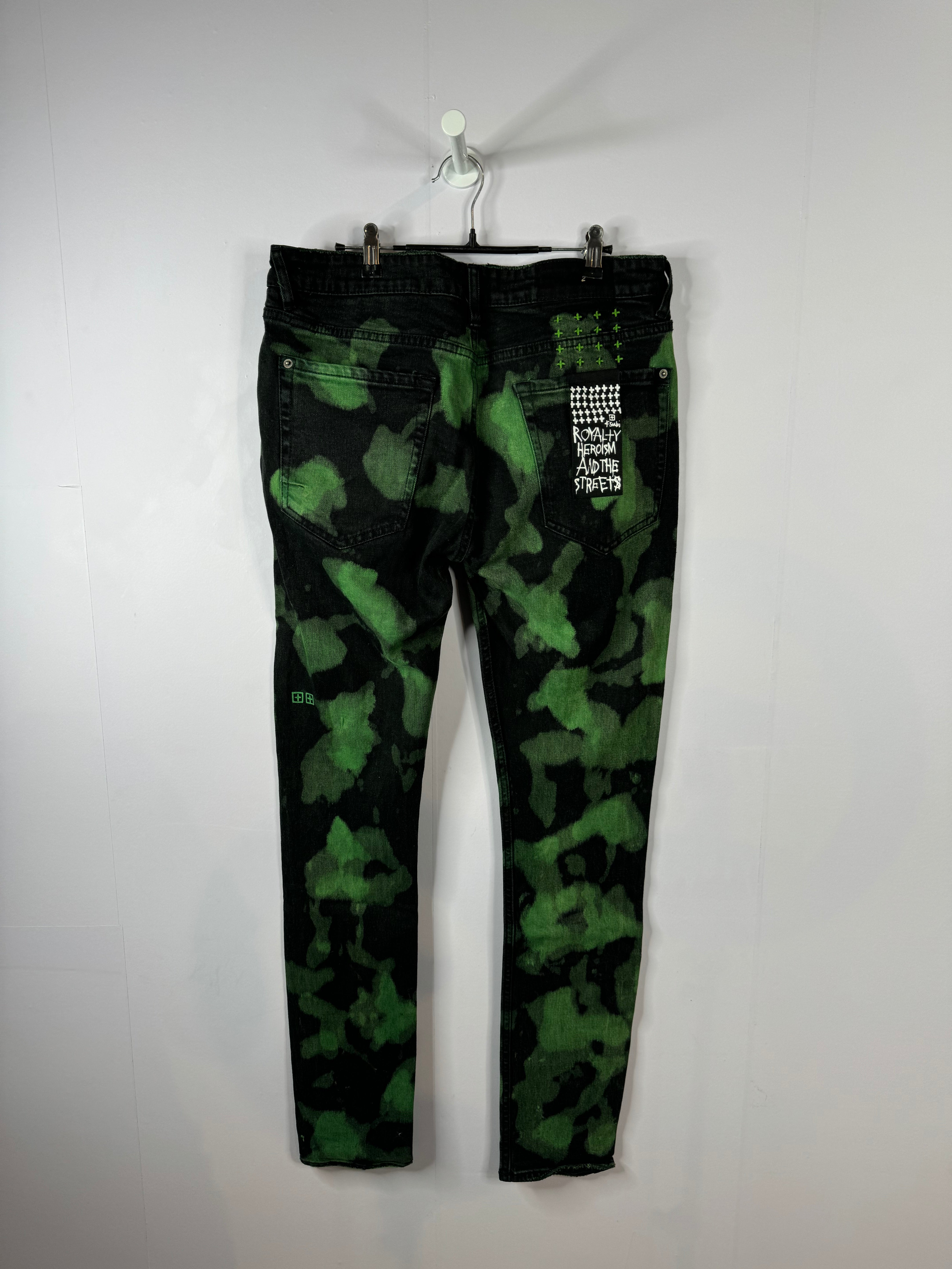 Ksubi Jeans Black Green Used 34