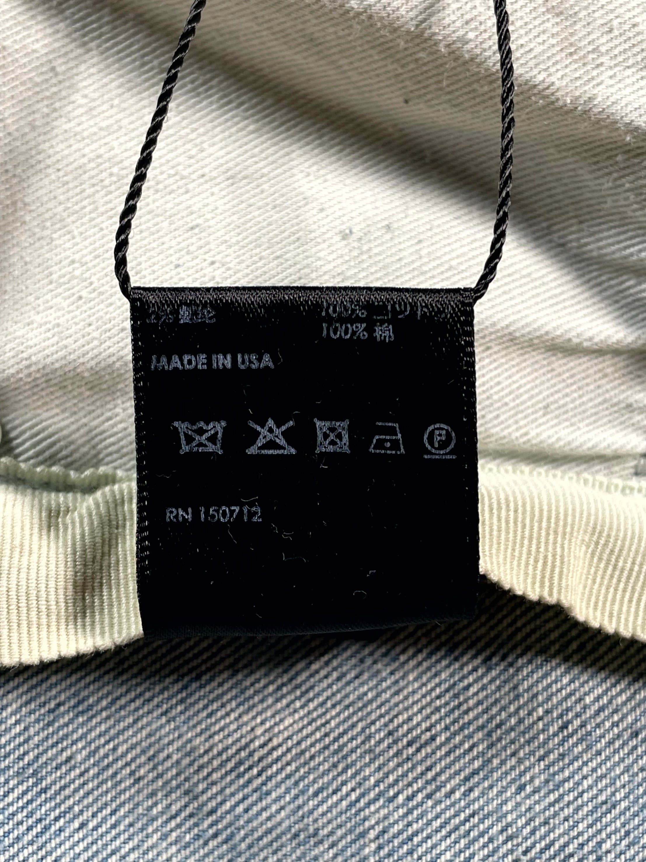 Amiri Mx1 Black Patch Light Wash Jeans