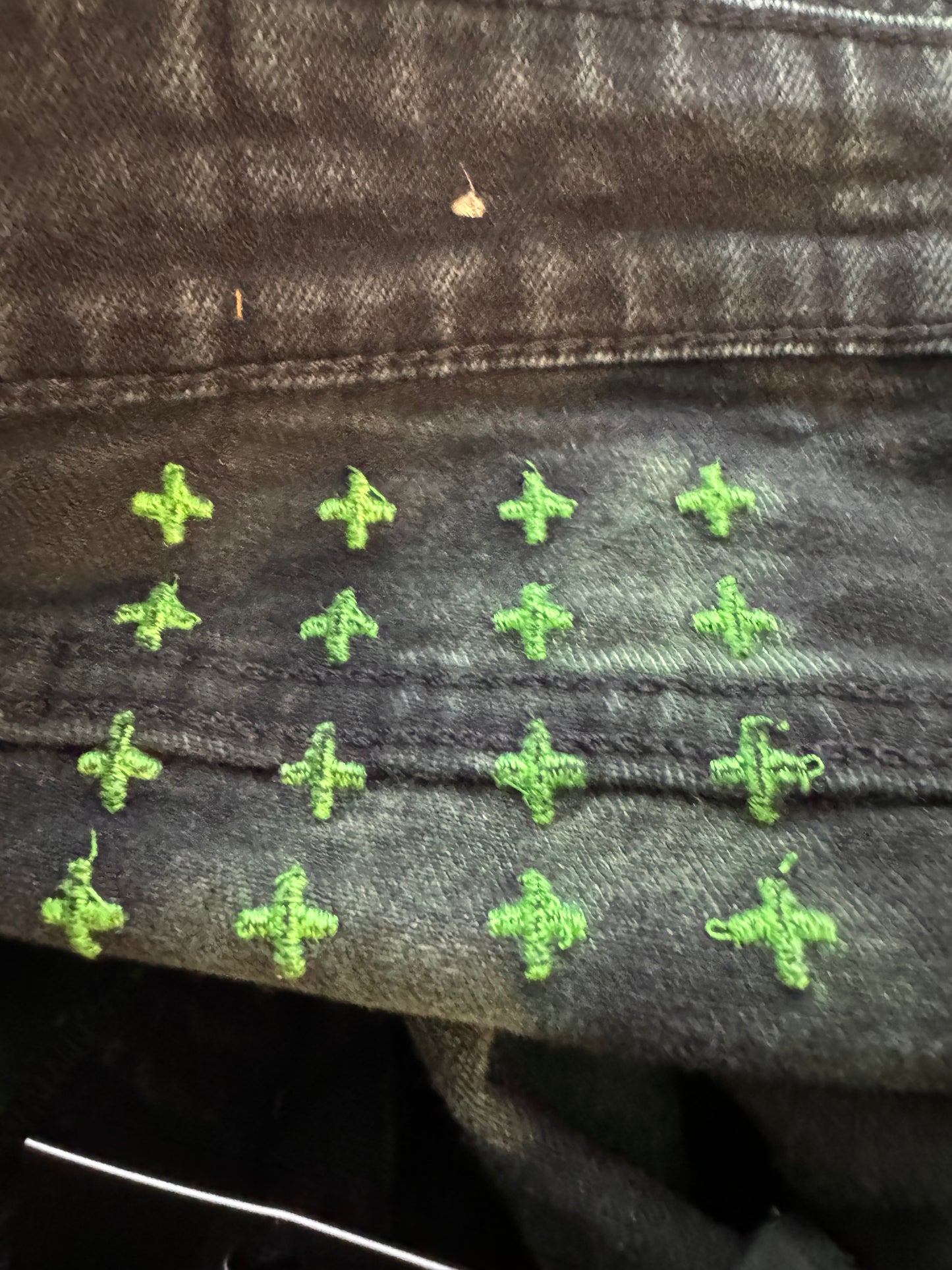 Ksubi Jeans Black Green Used 34
