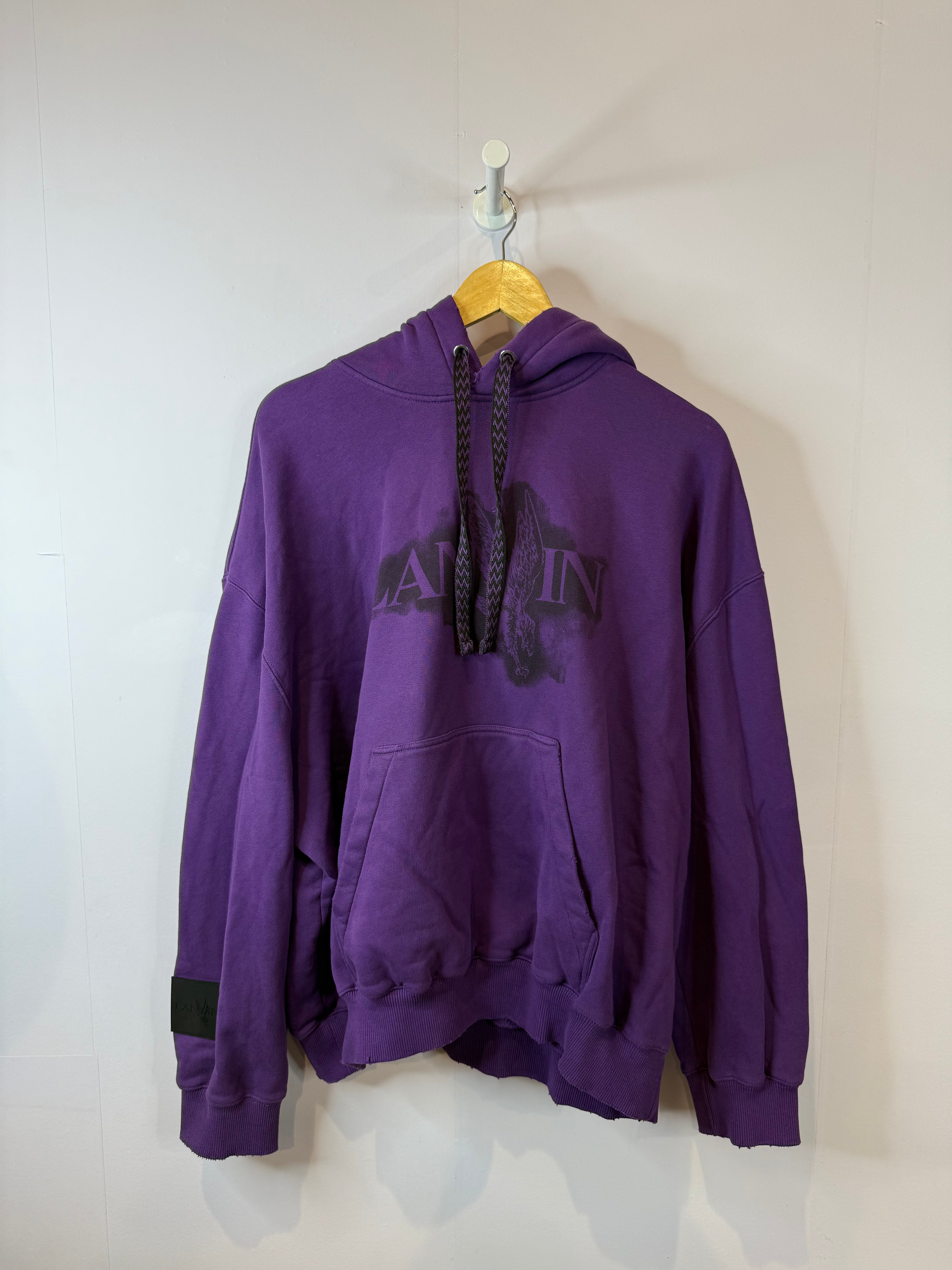 Lanvin Hoodie Purple Used Small (Fits Big)