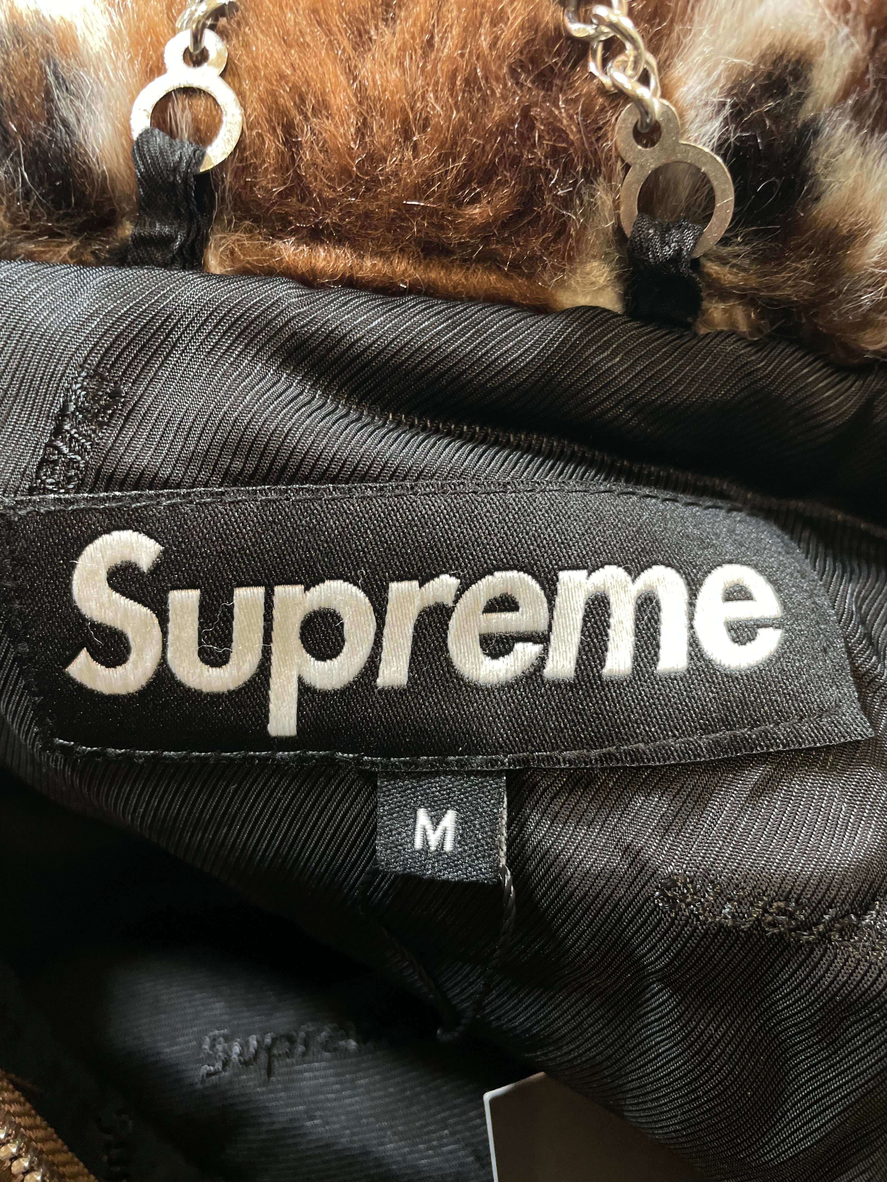 Supreme Paisley Faux Fur Jacket
