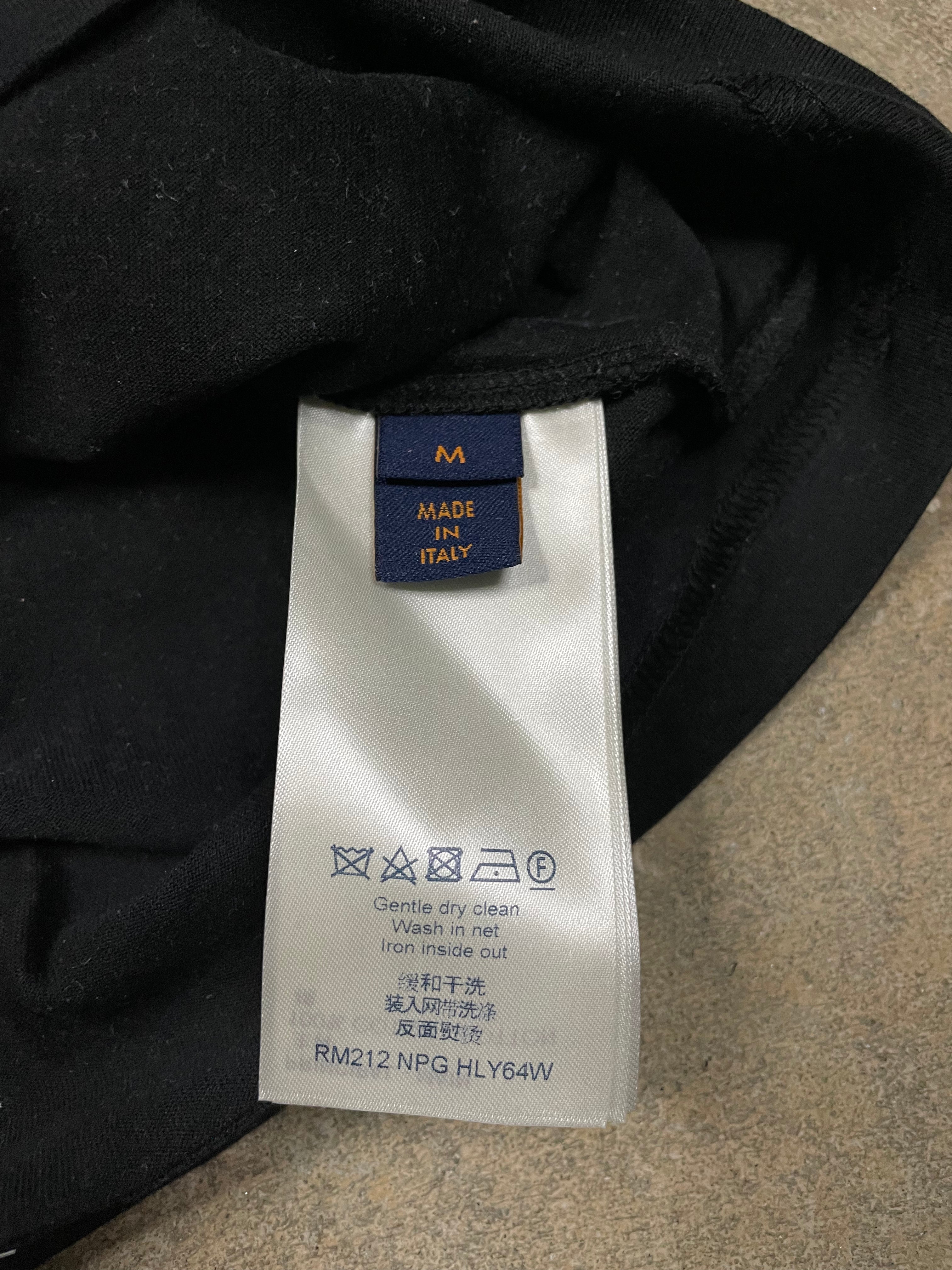 LV Tonal Black Tee