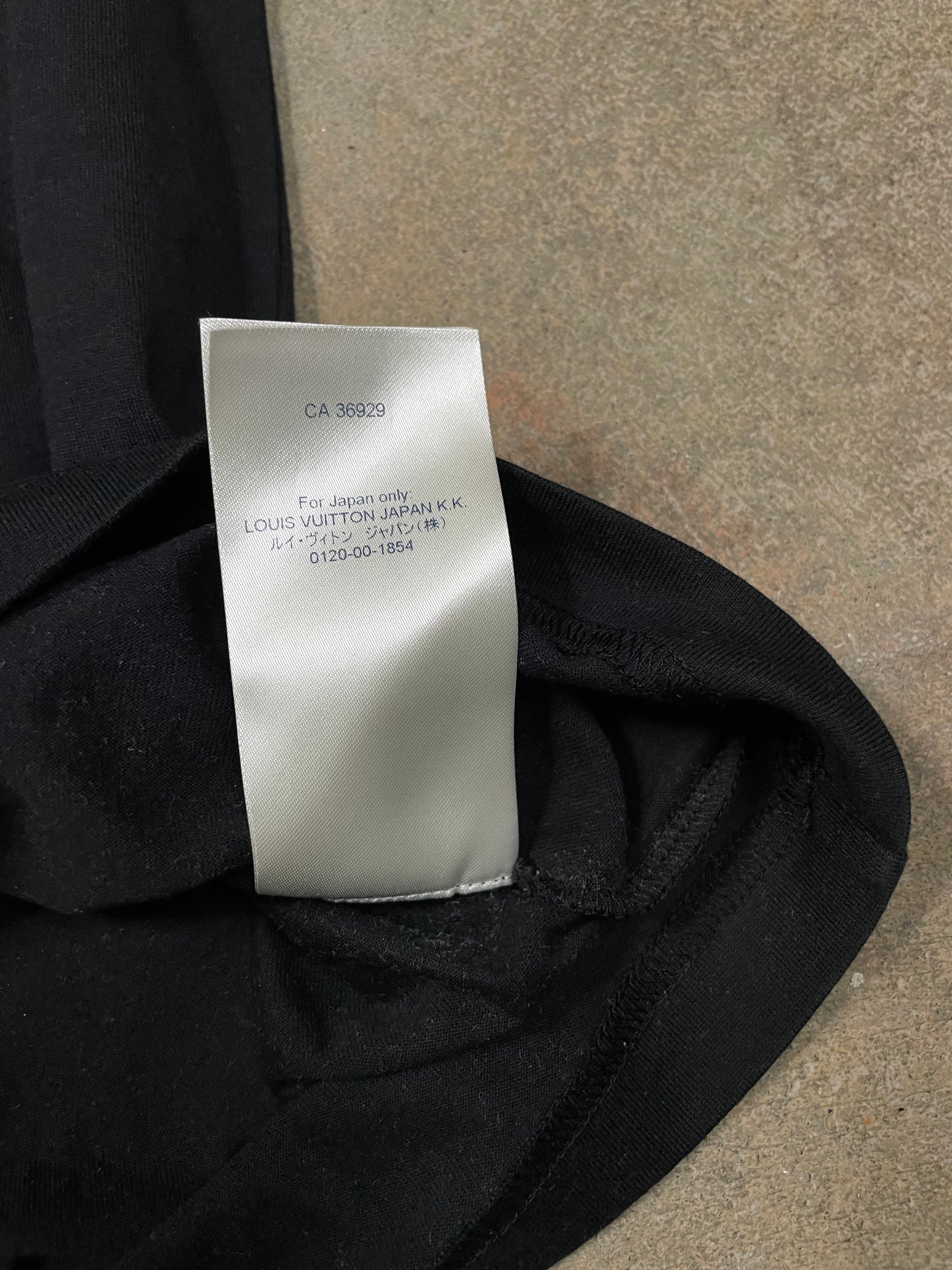 LV Tonal Black Tee