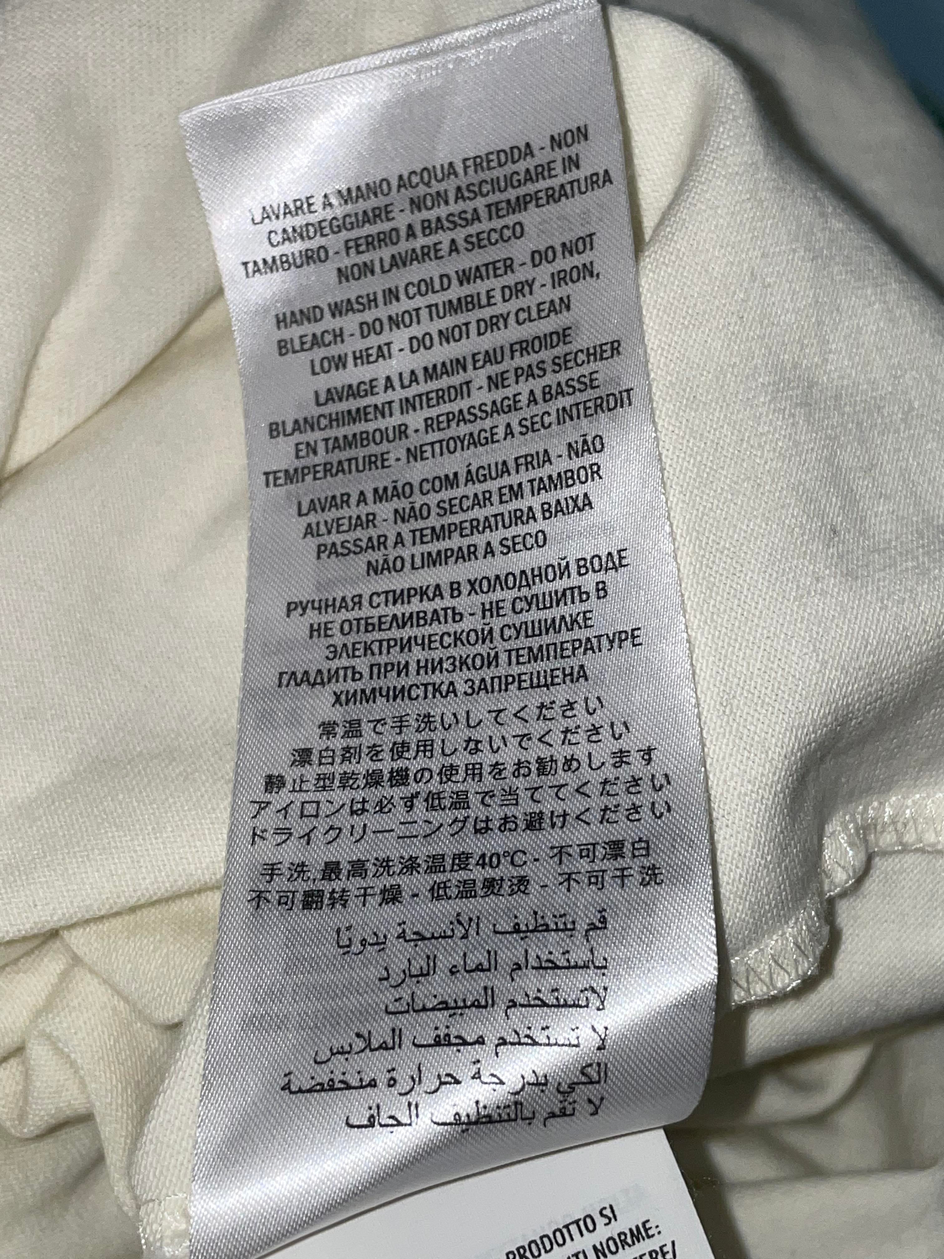 Gucci Tennis Logo Cream Tee