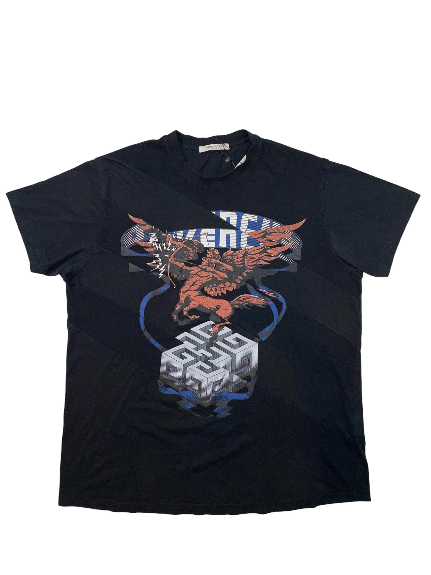 Givenchy Hercules Black & Blue Tee