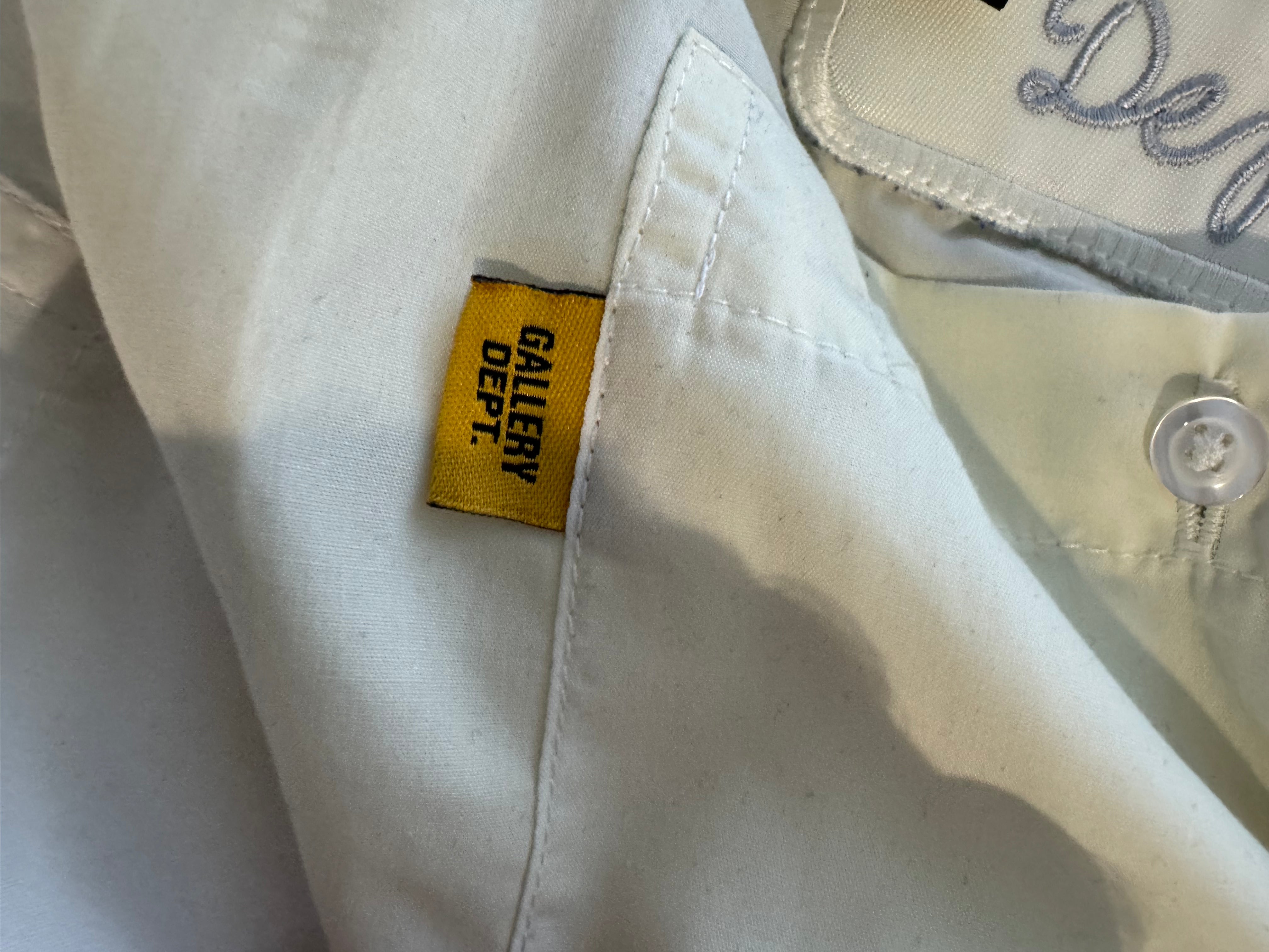 Gallery Dept Work Shirt White Used Small (Defect)