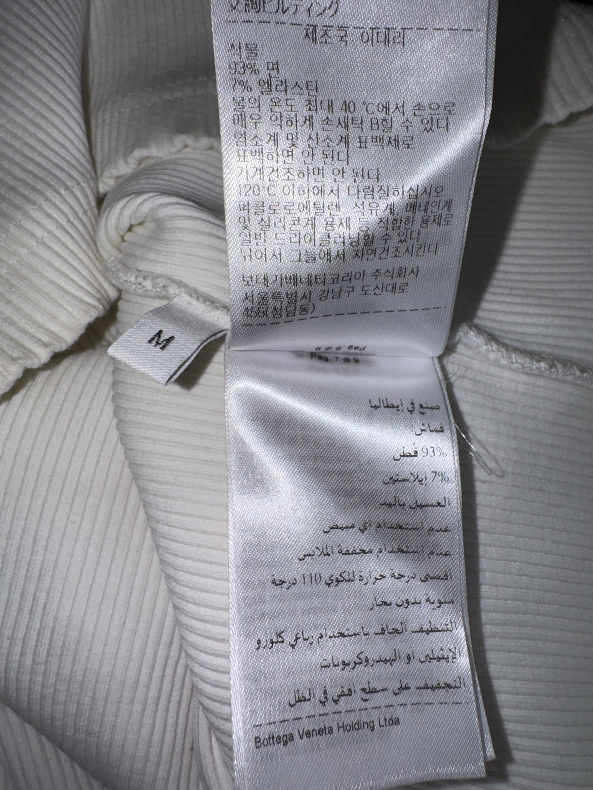 Bottega Veneta Logo White Tank Top
