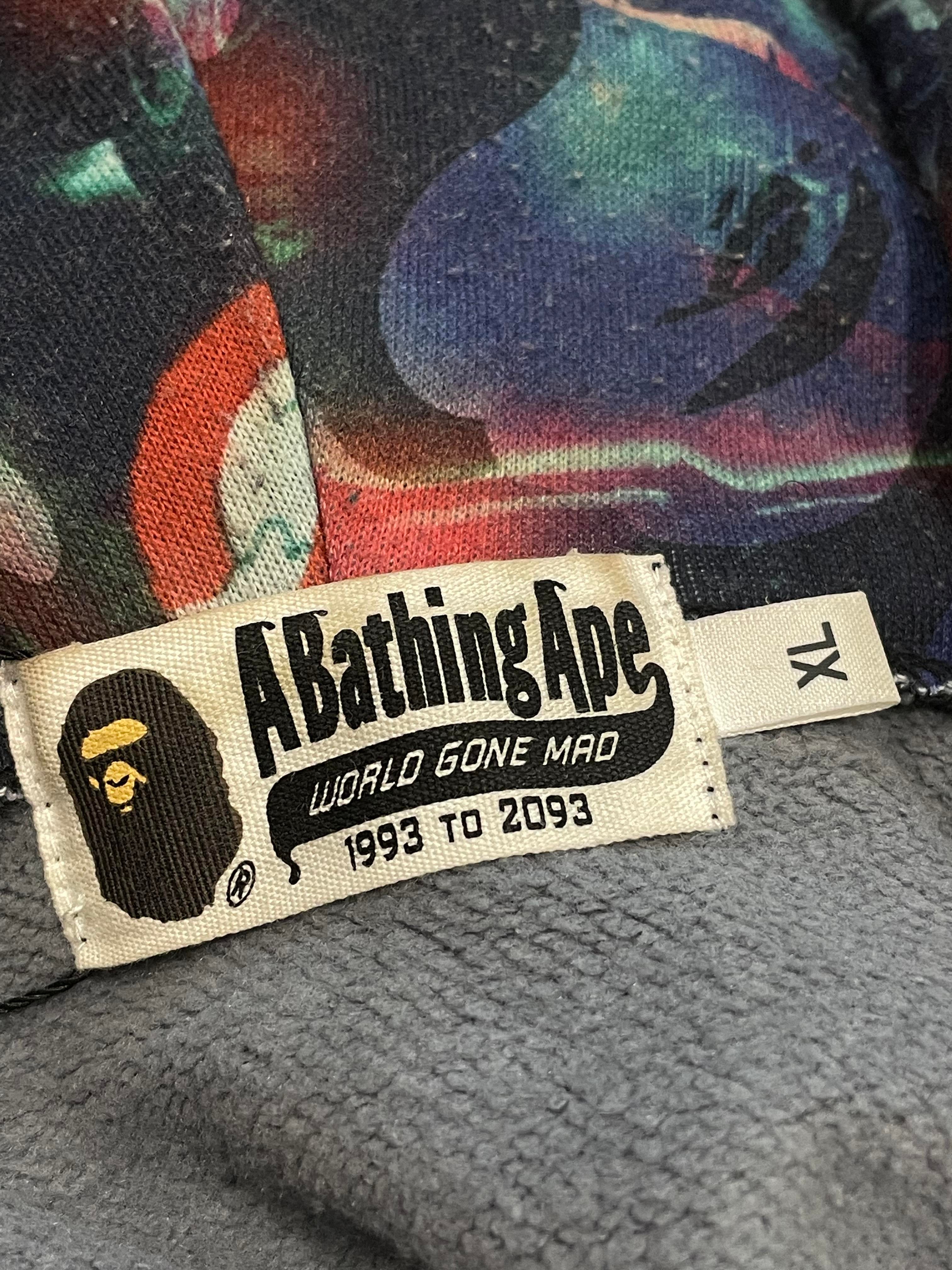 BAPE "Ghostbusters" Zip Up Multicolor Hoodie