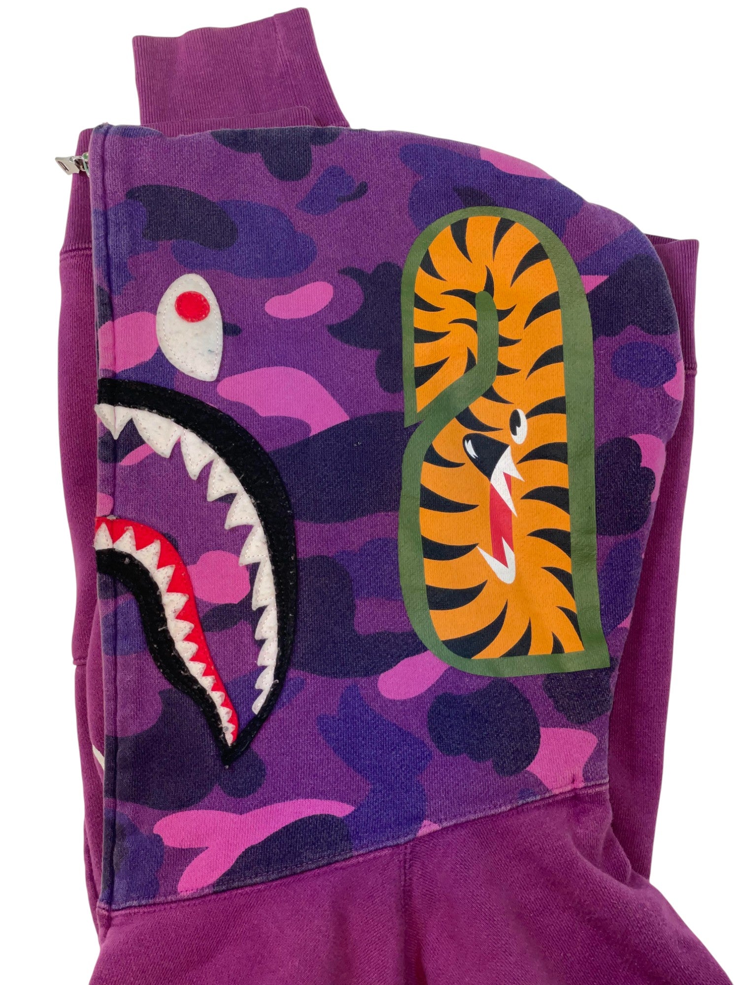 BAPE Shark Camo Purple Hoodie