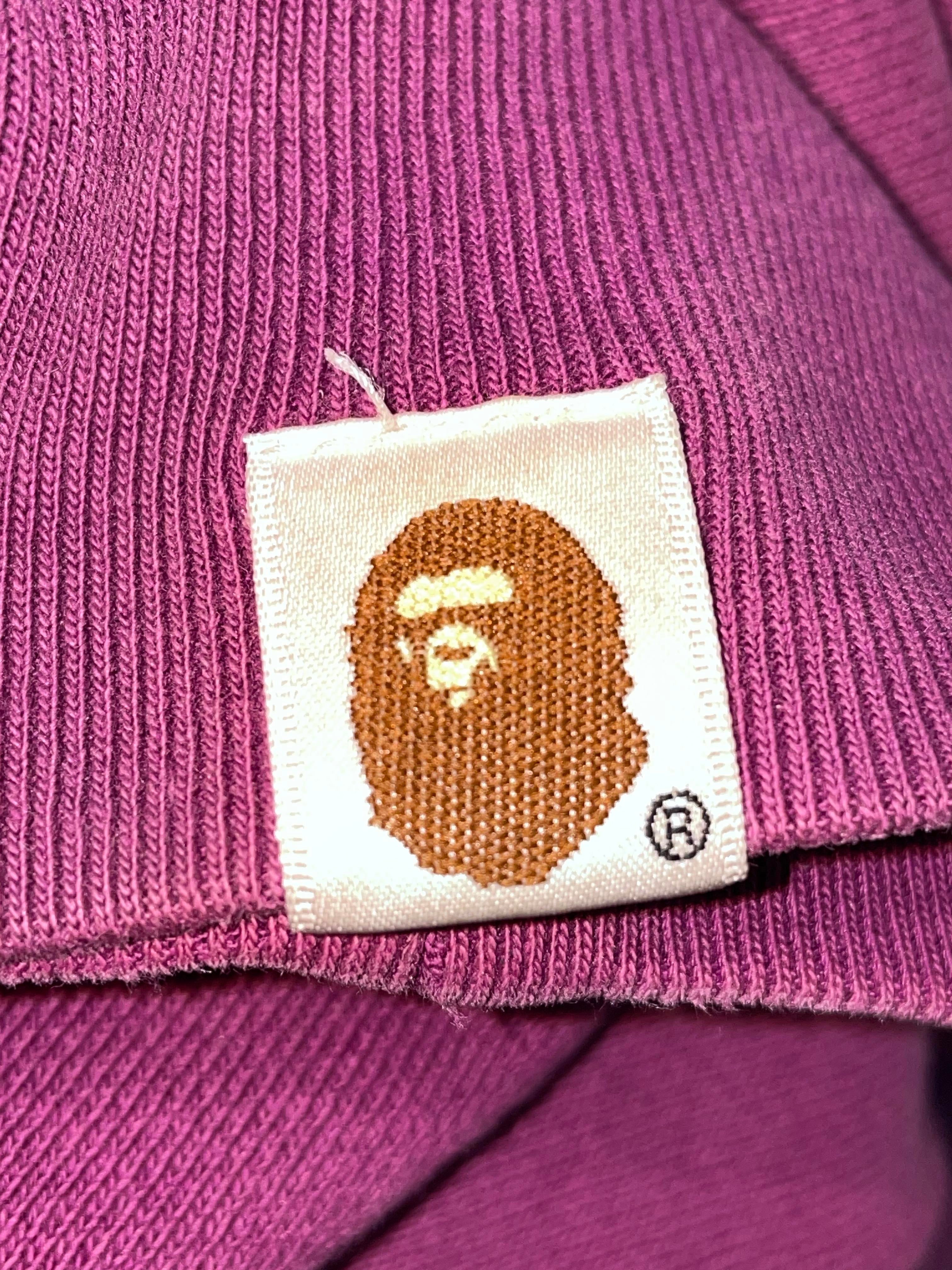 BAPE Shark Camo Purple Hoodie