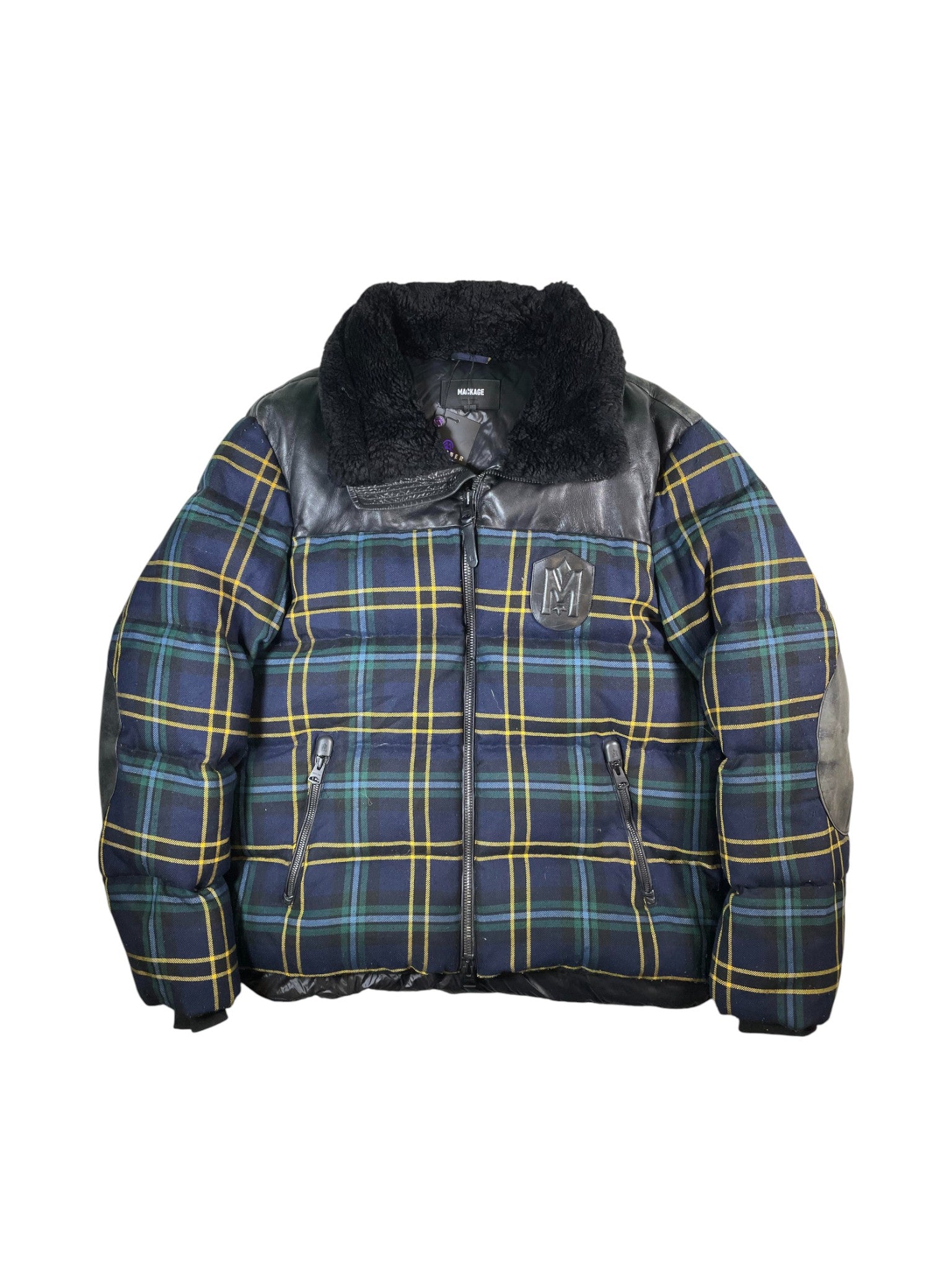 Mackage Plaid Print Jacket