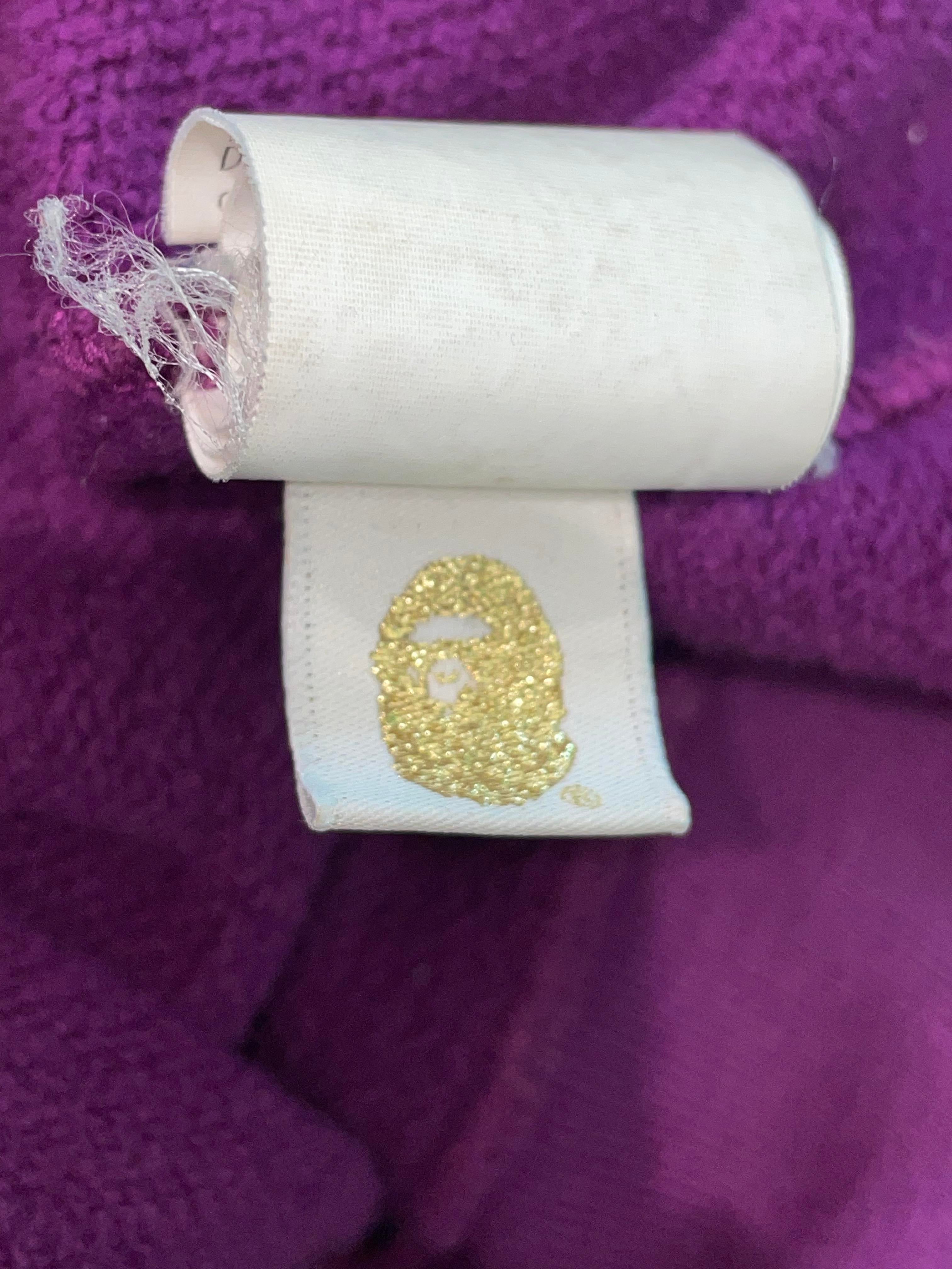 BAPE Shark Camo Purple Hoodie