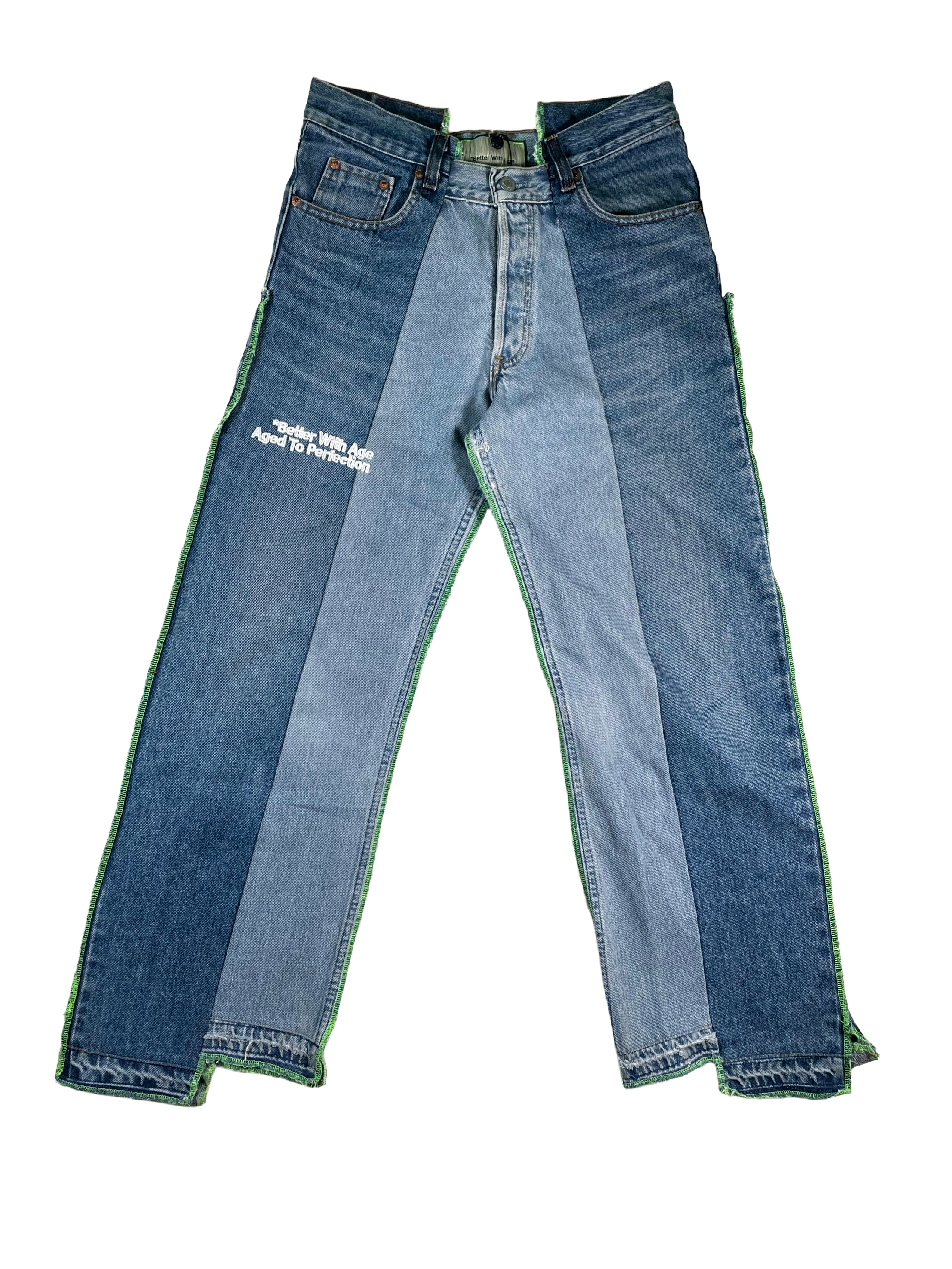 Better With Age Reworked Light Wash Jeans