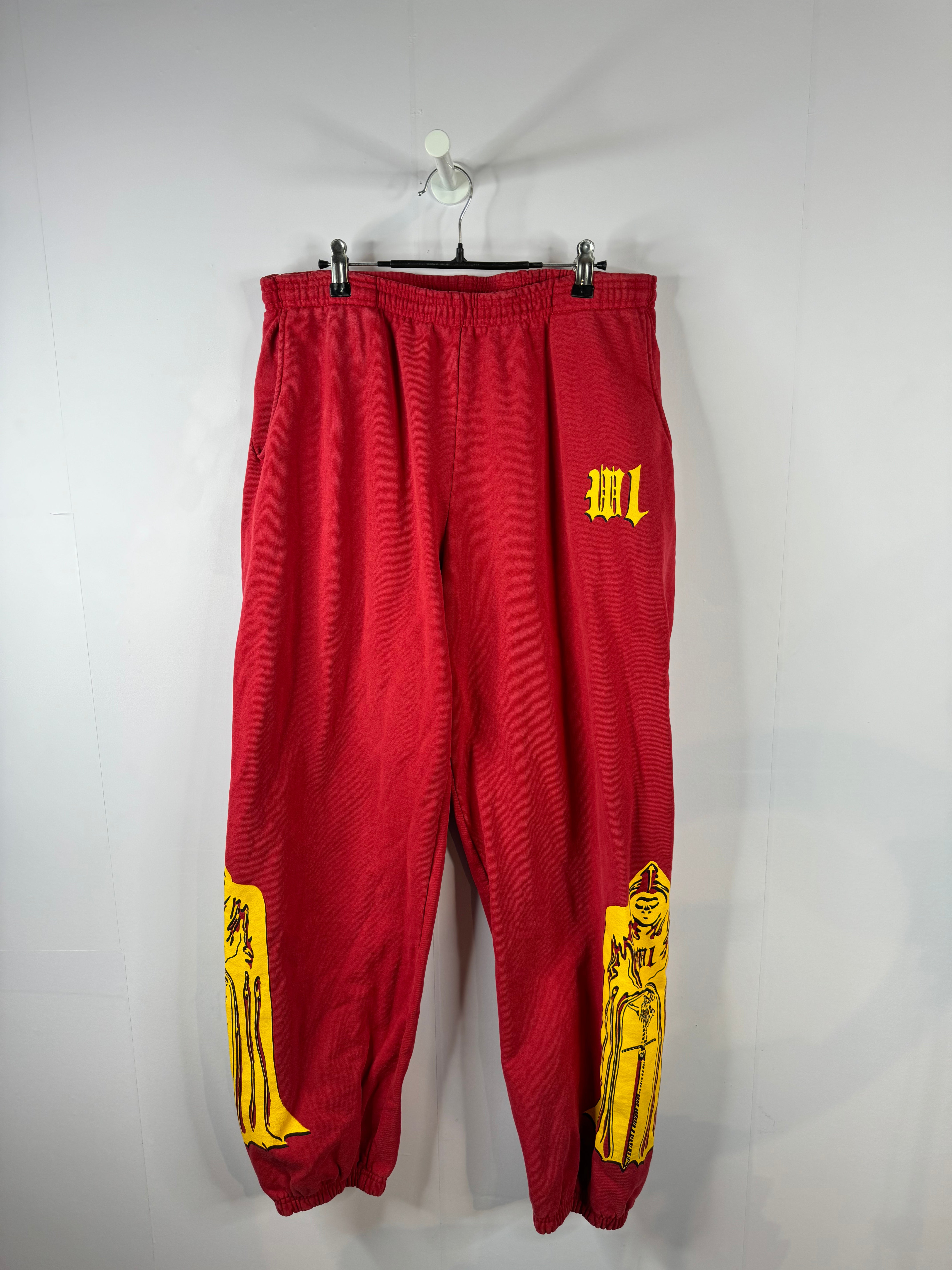 Warren Lotas Reaper Sweatsuit Red Yellow Used XL