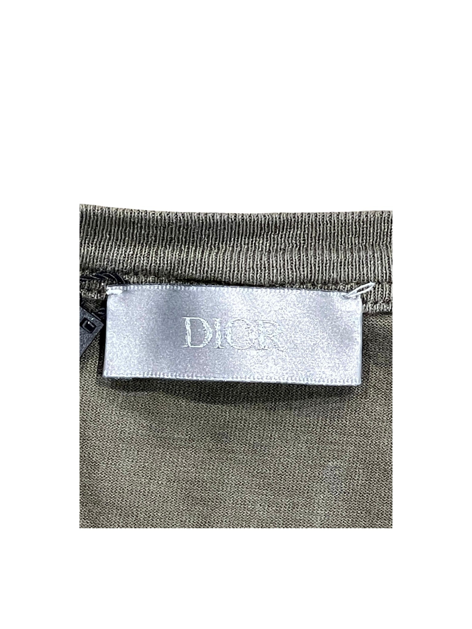 Dior CD Logo Olive Tee