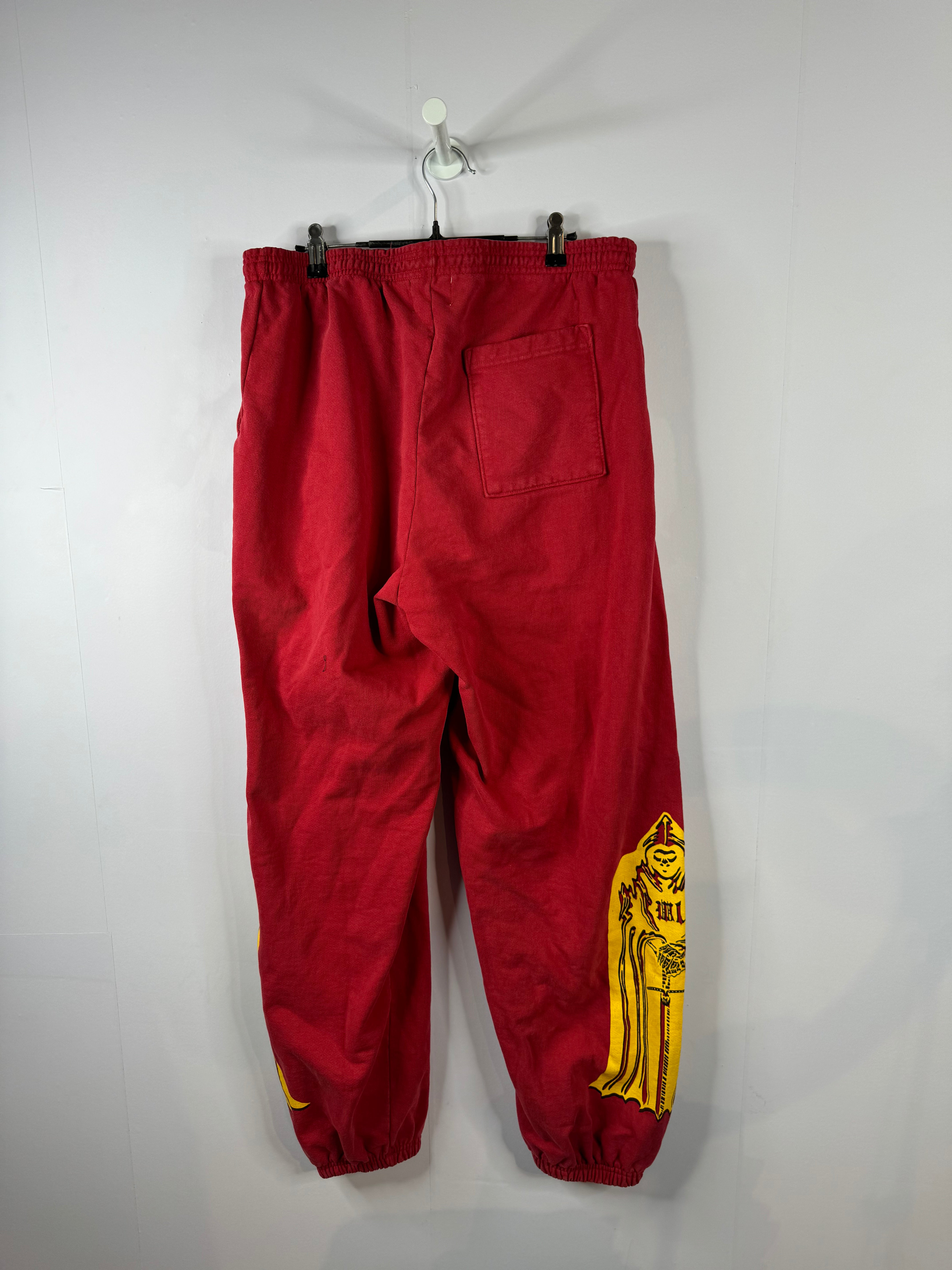 Warren Lotas Reaper Sweatsuit Red Yellow Used XL