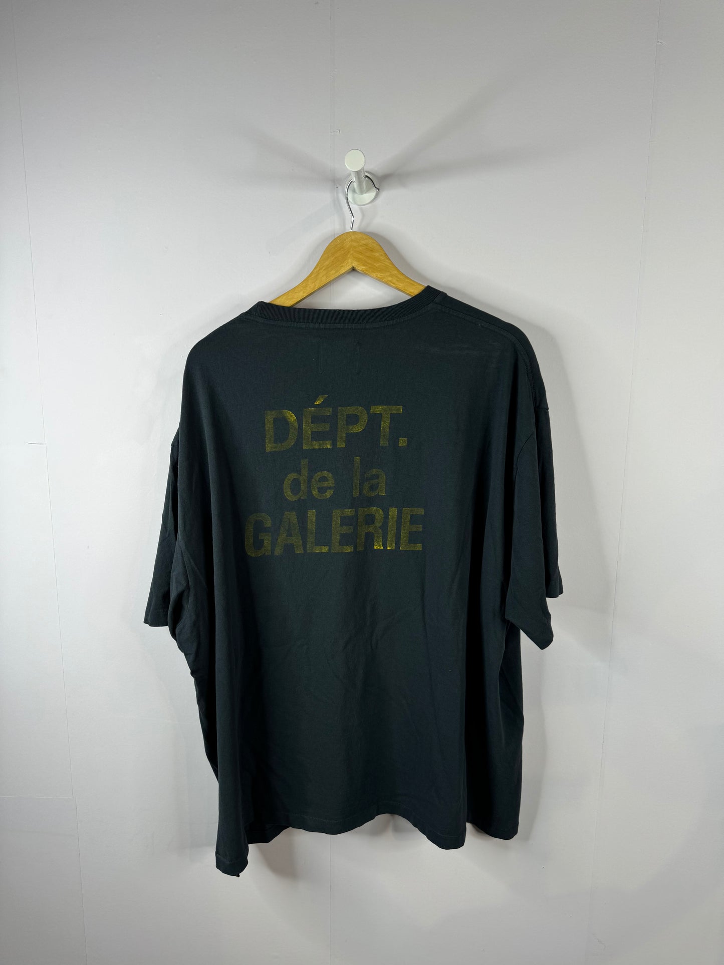Gallery Dept French Logo Tee Navy Yellow Used XXL