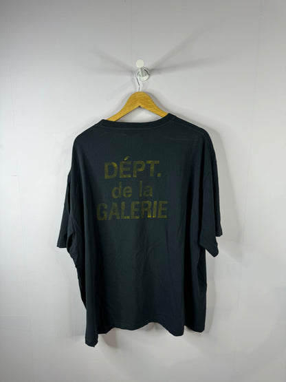 Gallery Dept French Logo Tee Navy Yellow Used XXL