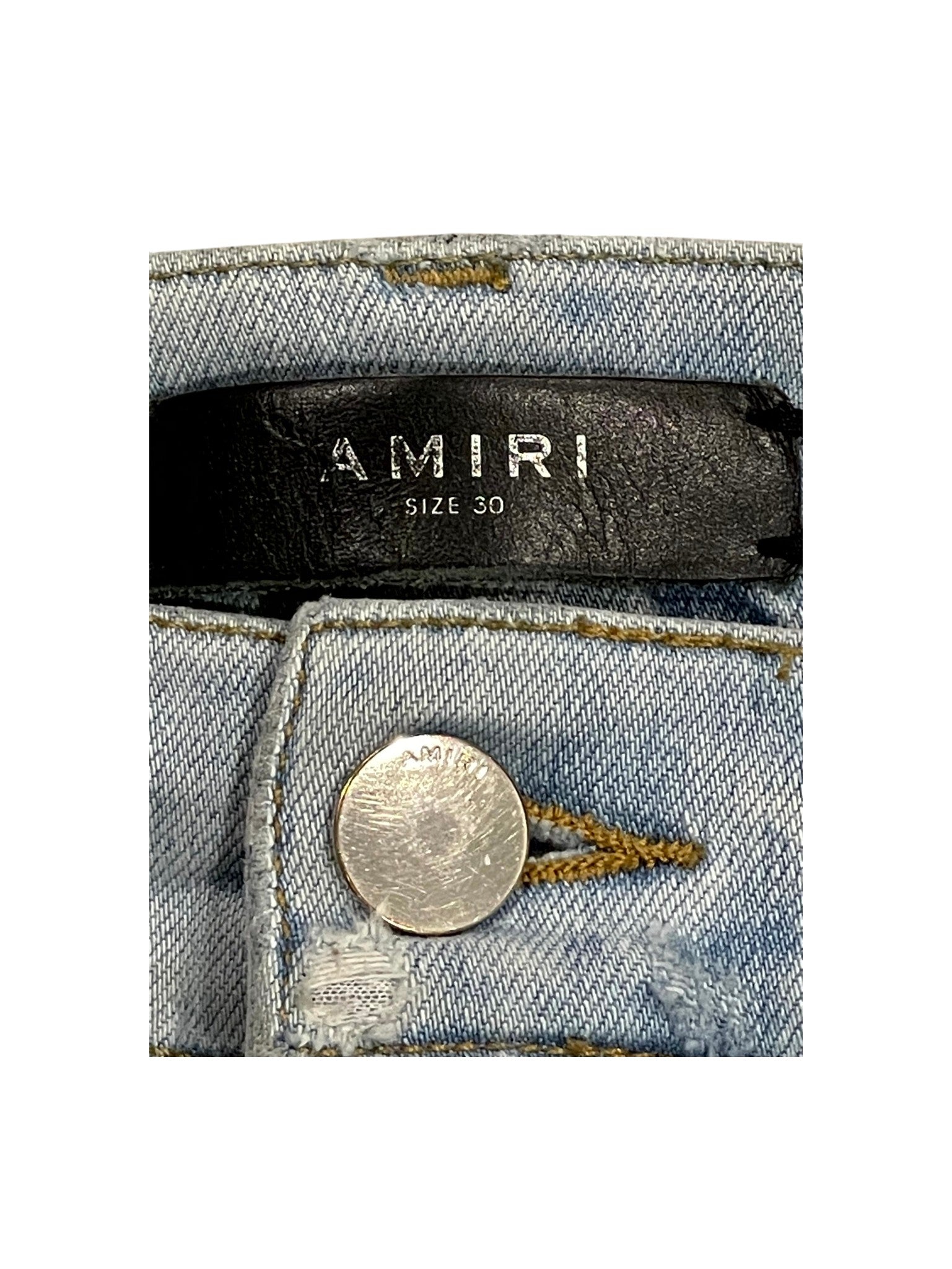 Amiri "Tiger" Light Wash Jeans