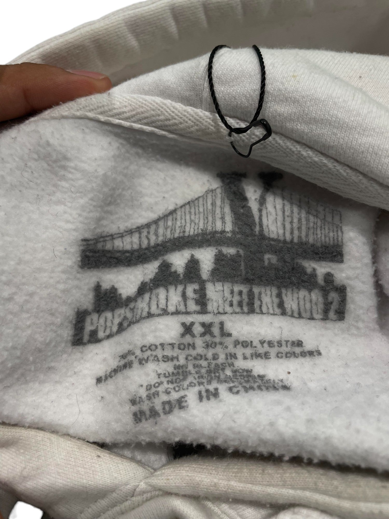 Vlone "Hawk Em" White Hoodie