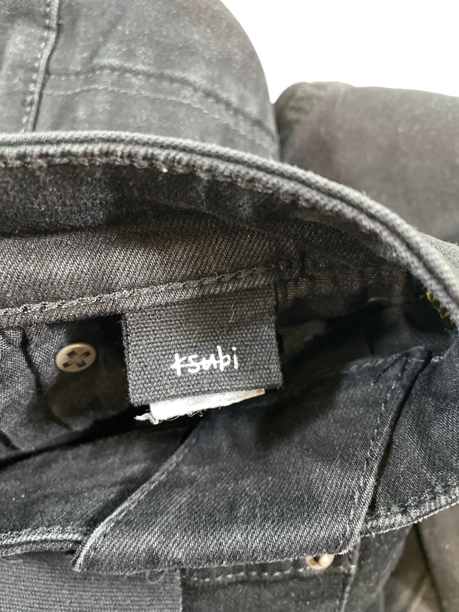 Ksubi Yellow Plain Black Jeans