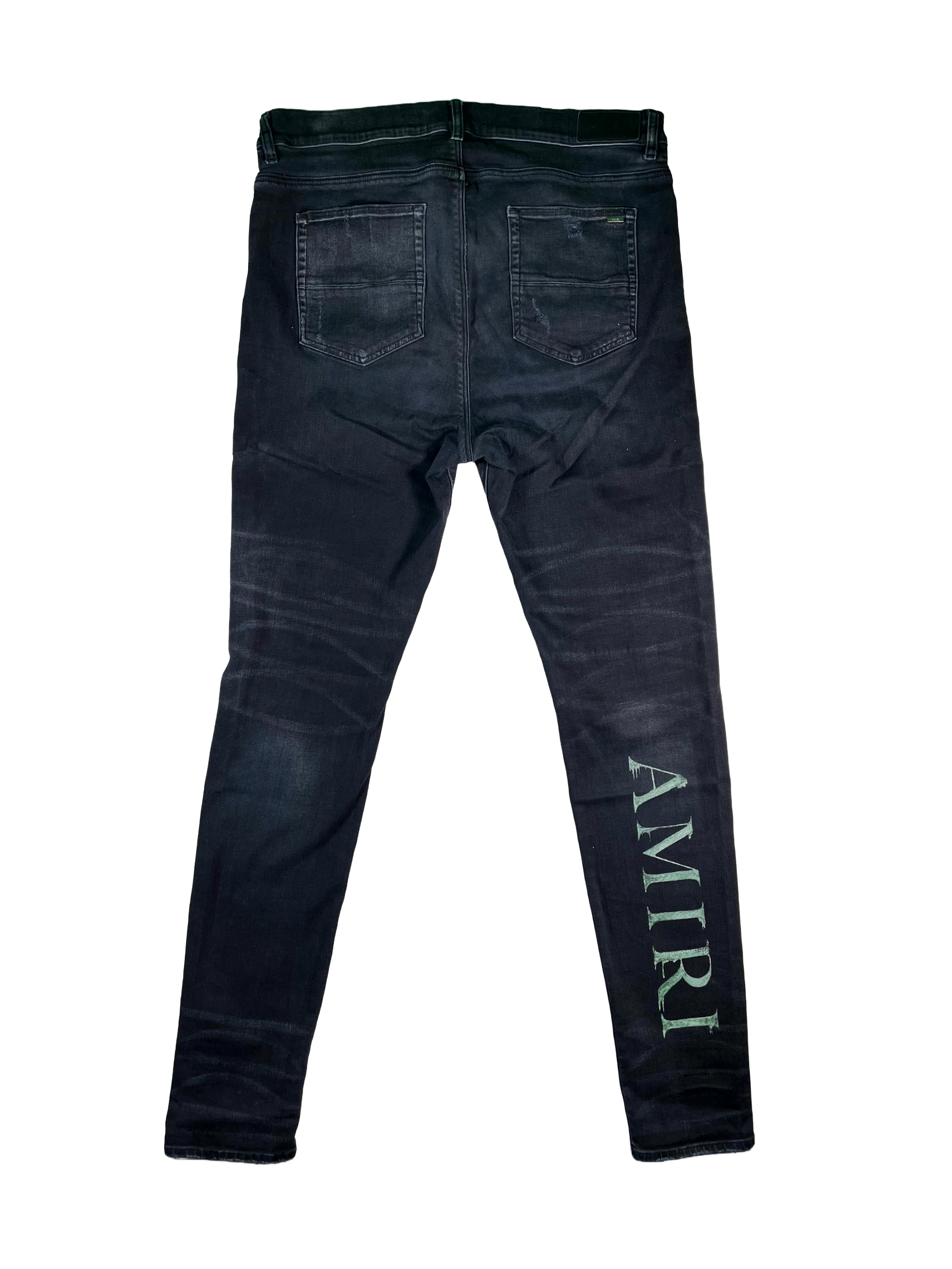 Amiri MA Slime Black Wash Jeans