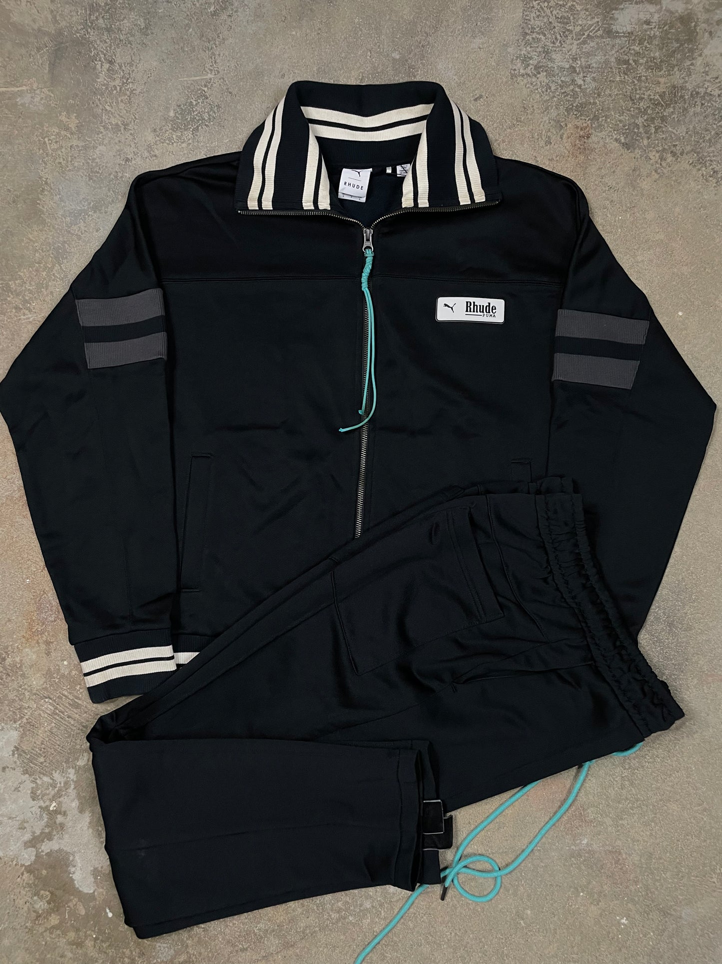 Rhude Puma Track Suit Black Small Used