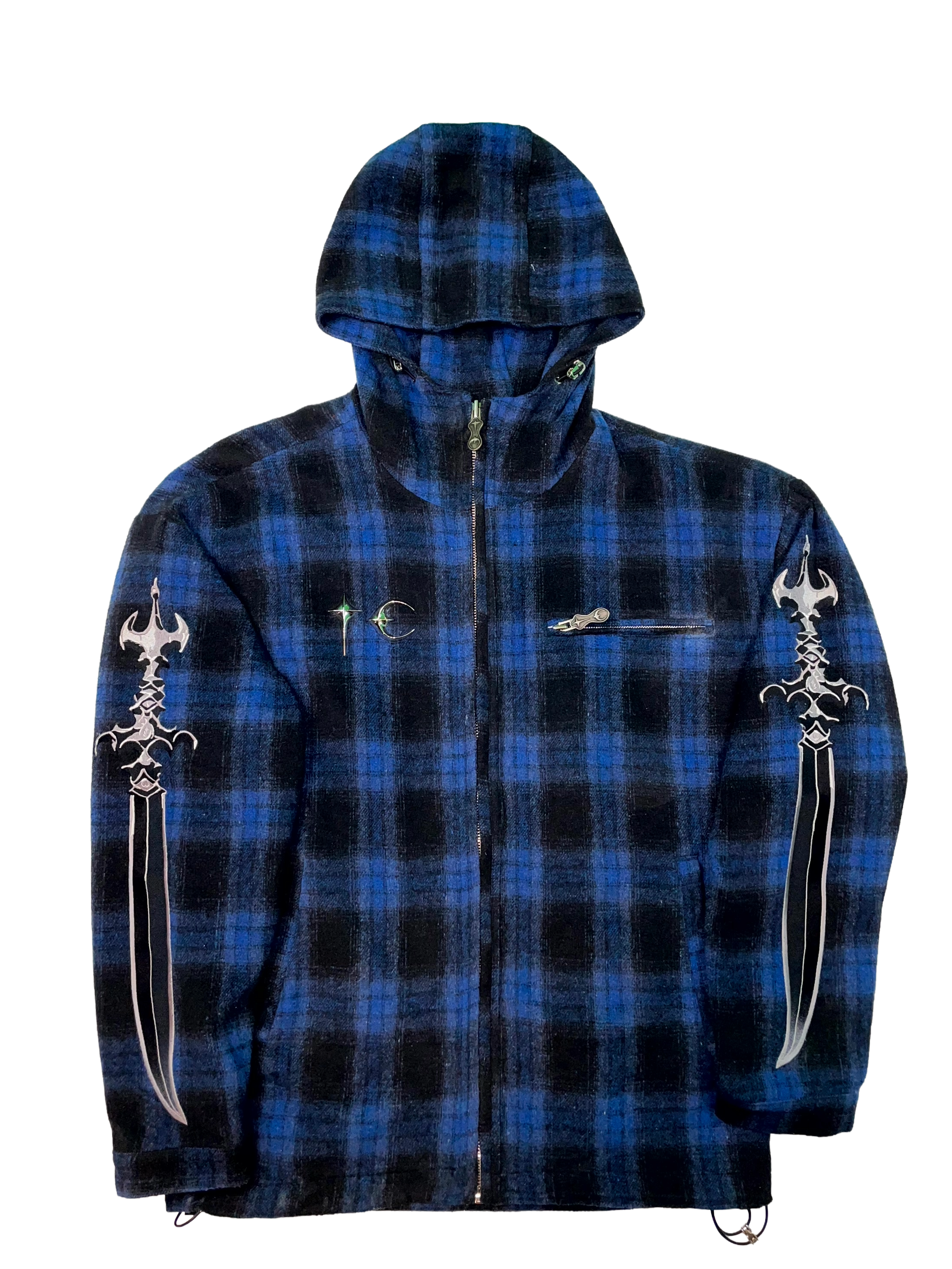 Thug Club Blue Black Flannel