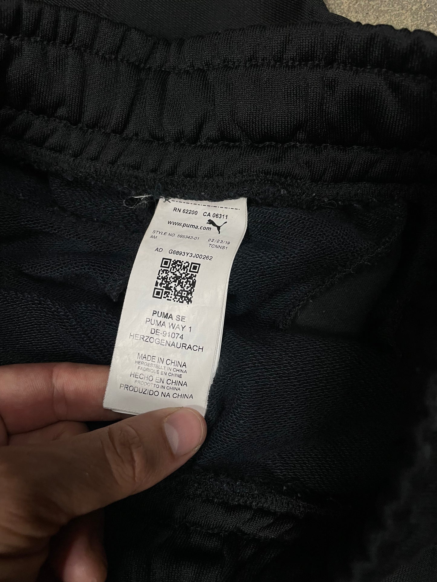 Rhude Puma Track Suit Black Small Used