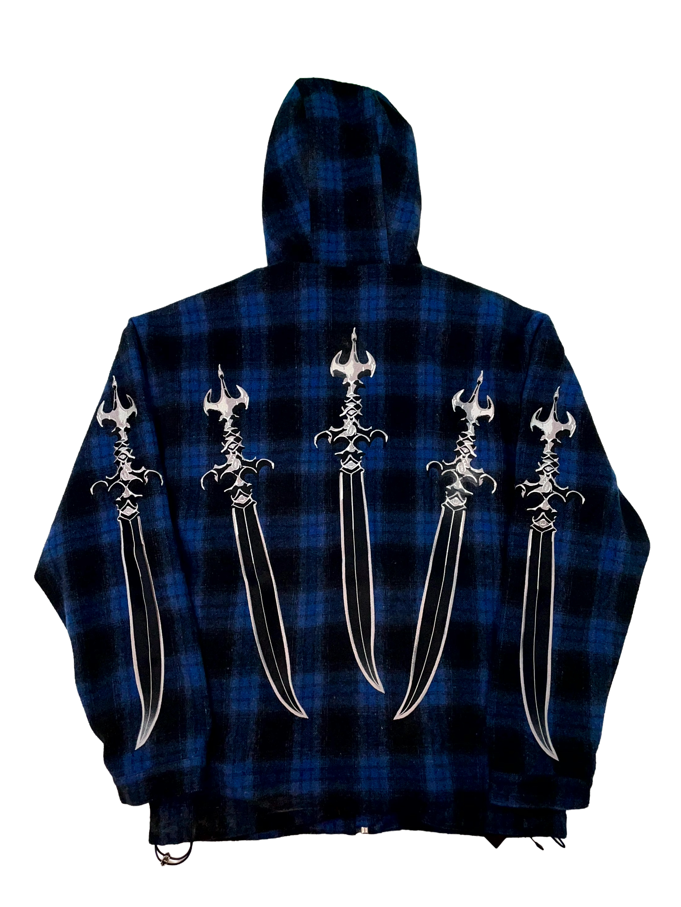 Thug Club Blue Black Flannel