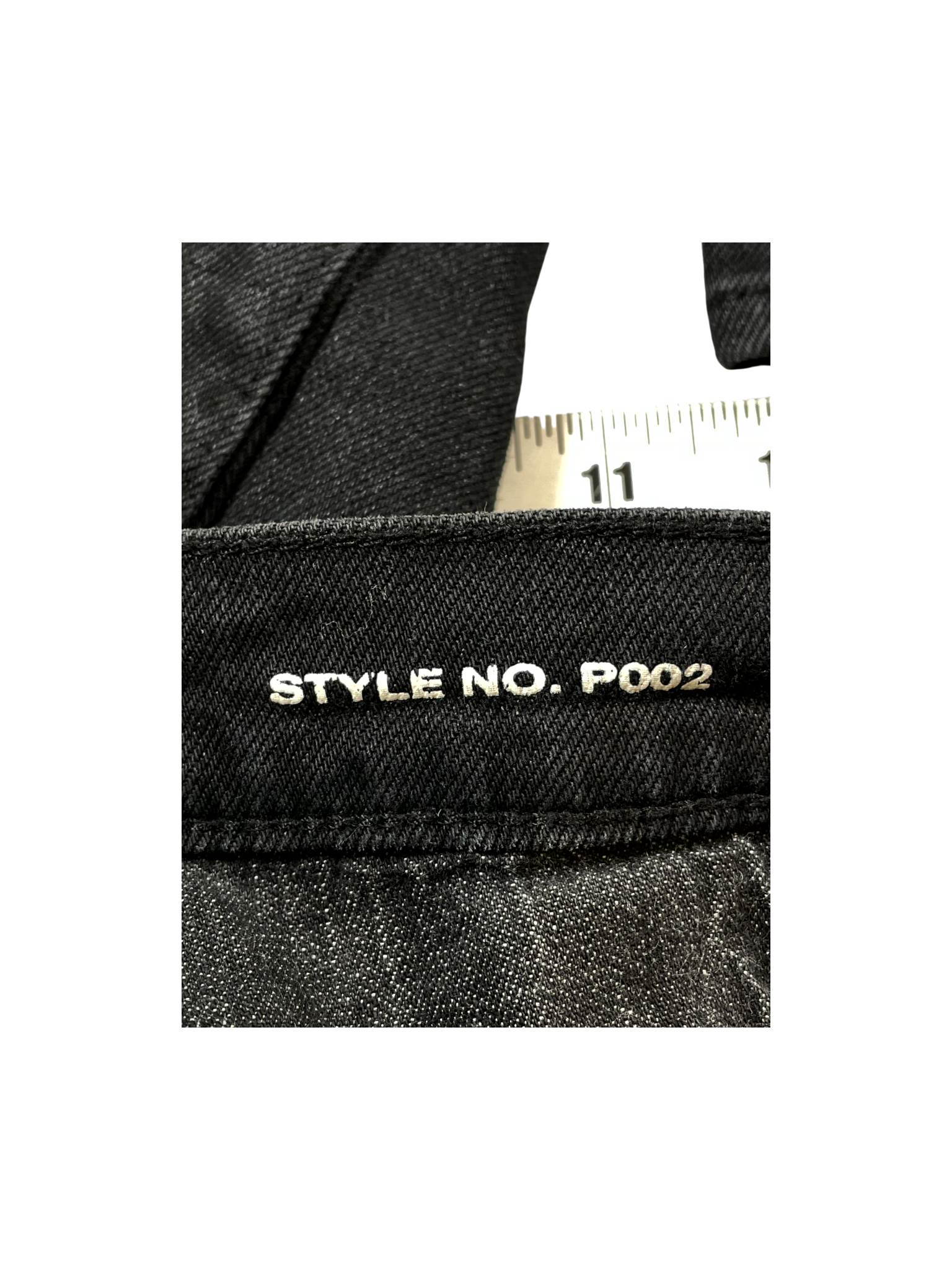 Purple Brand Denim Black Cargo Pants