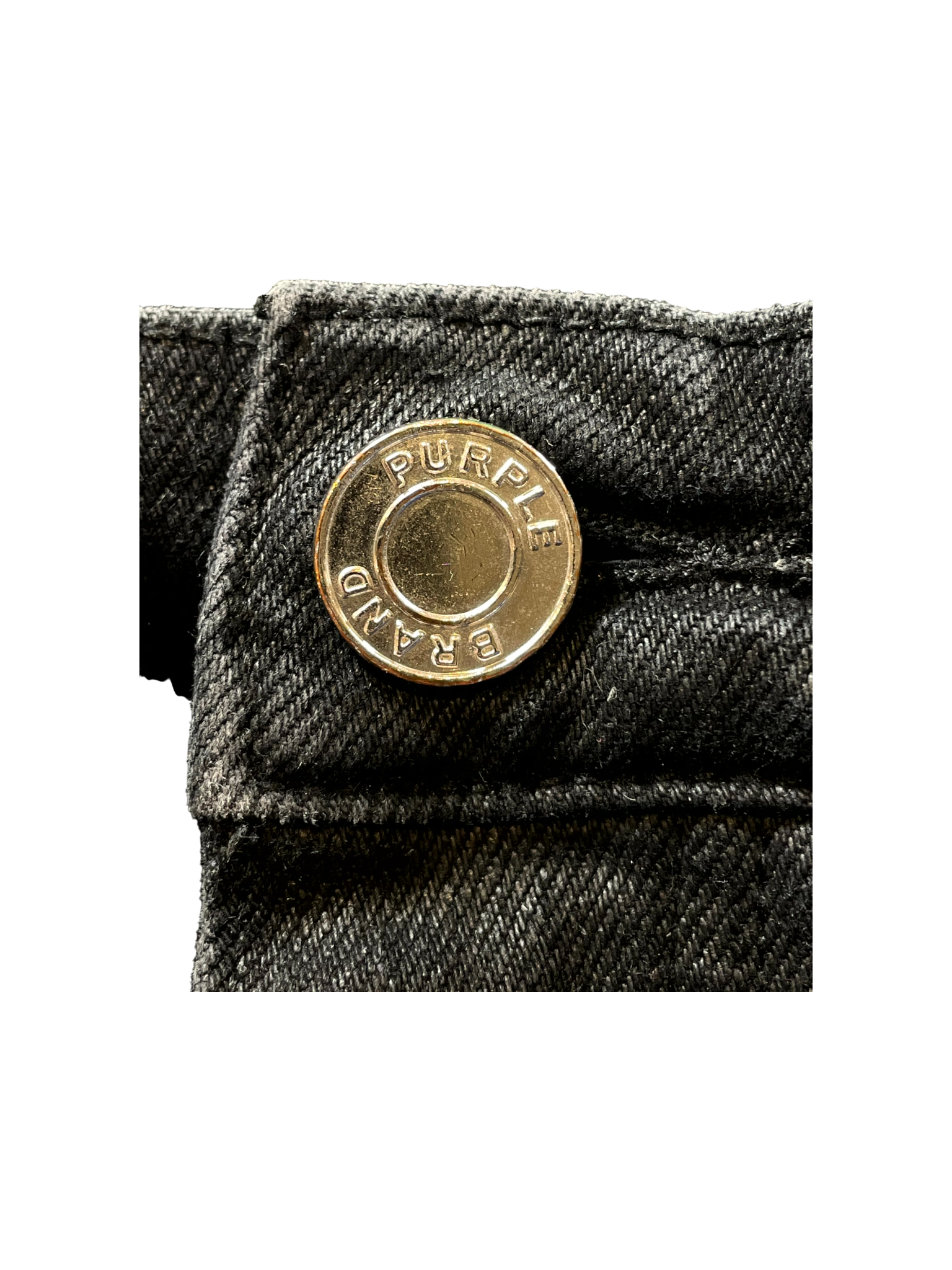 Purple Brand Denim Black Cargo Pants