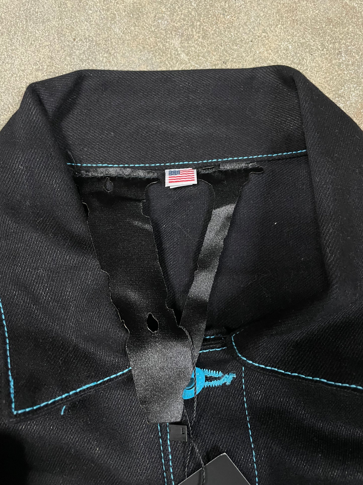 VLONE Friends Denim Suit Black Blue Small Used